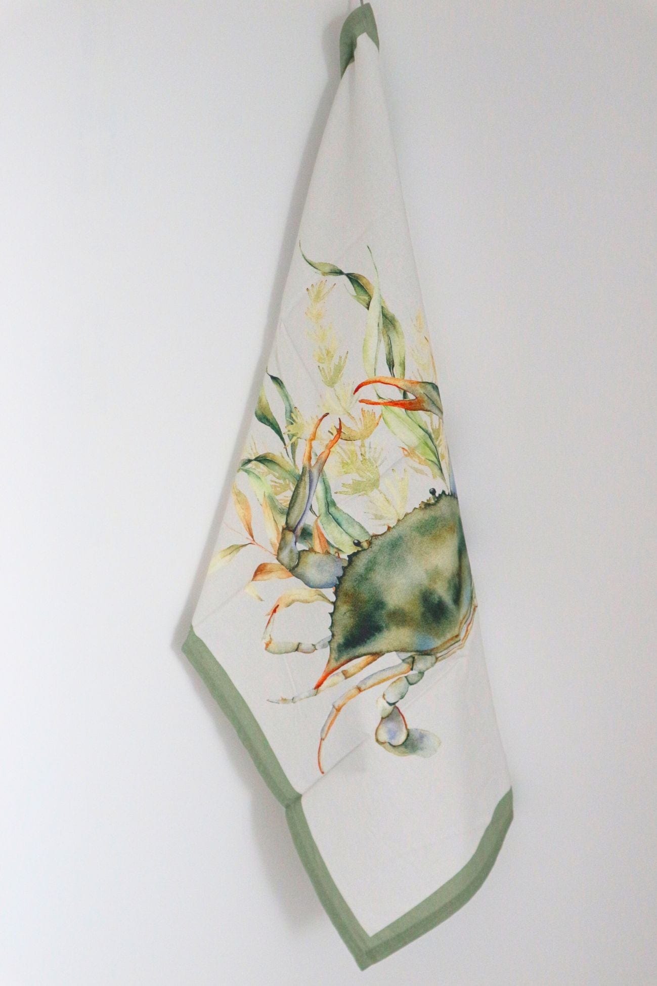 Nuvole di Stoffa Nautilus Nautilus - Canovaccio in cotone in stile marinaro con granchio | Nuvole di Stoffa