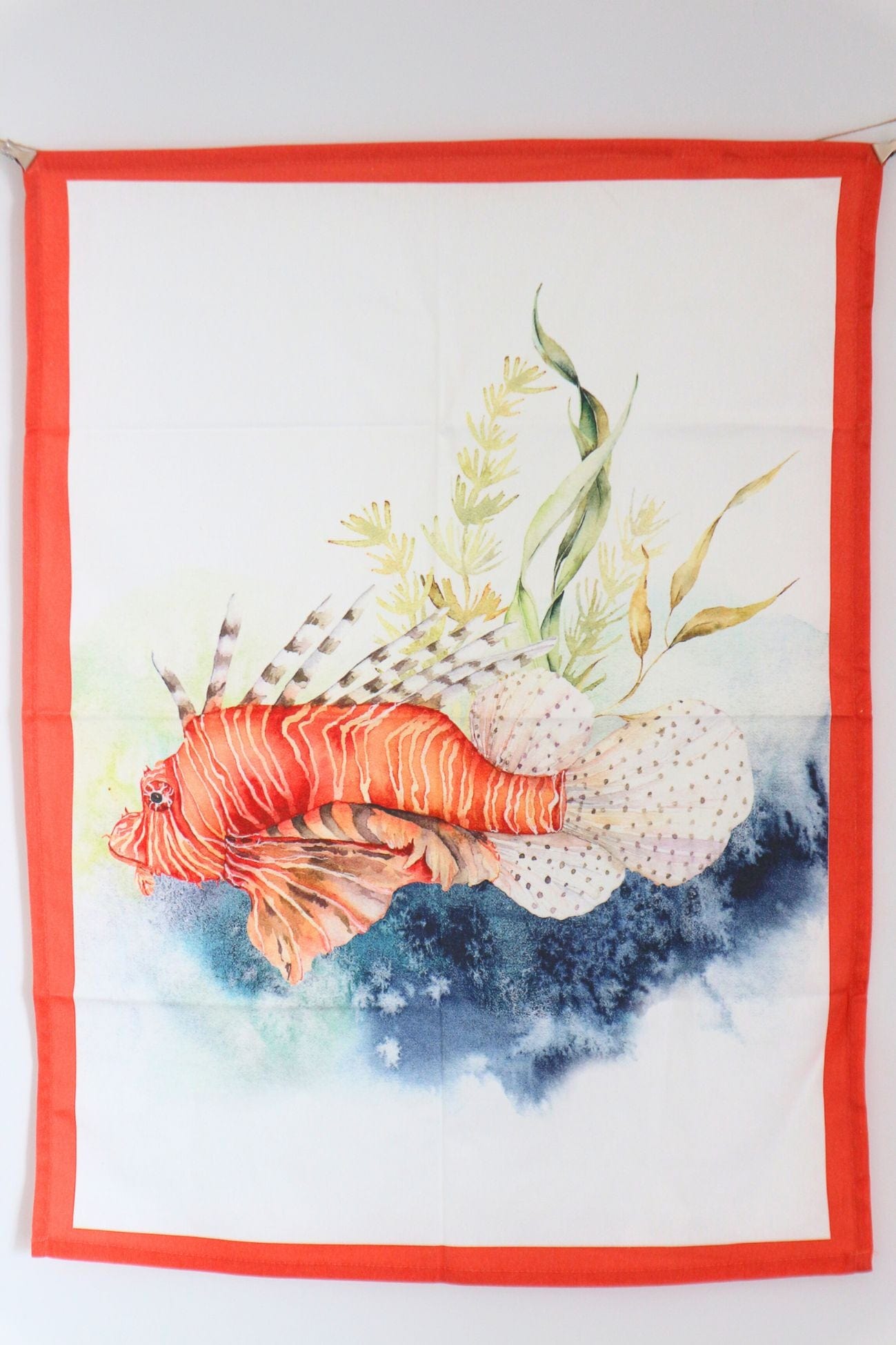 Nuvole di Stoffa Nautilus Nautilus - Canovaccio in cotone in stile marinaro con carpa | Nuvole di Stoffa