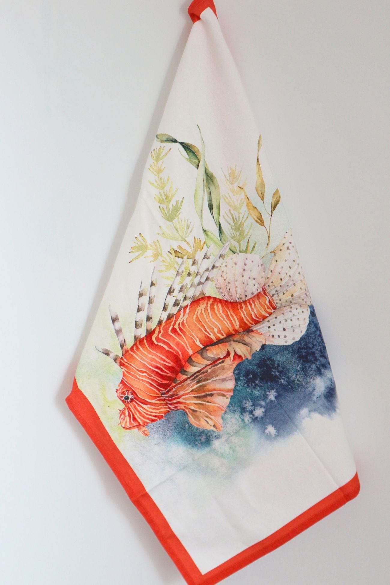 Nuvole di Stoffa Nautilus Nautilus - Canovaccio in cotone in stile marinaro con carpa | Nuvole di Stoffa