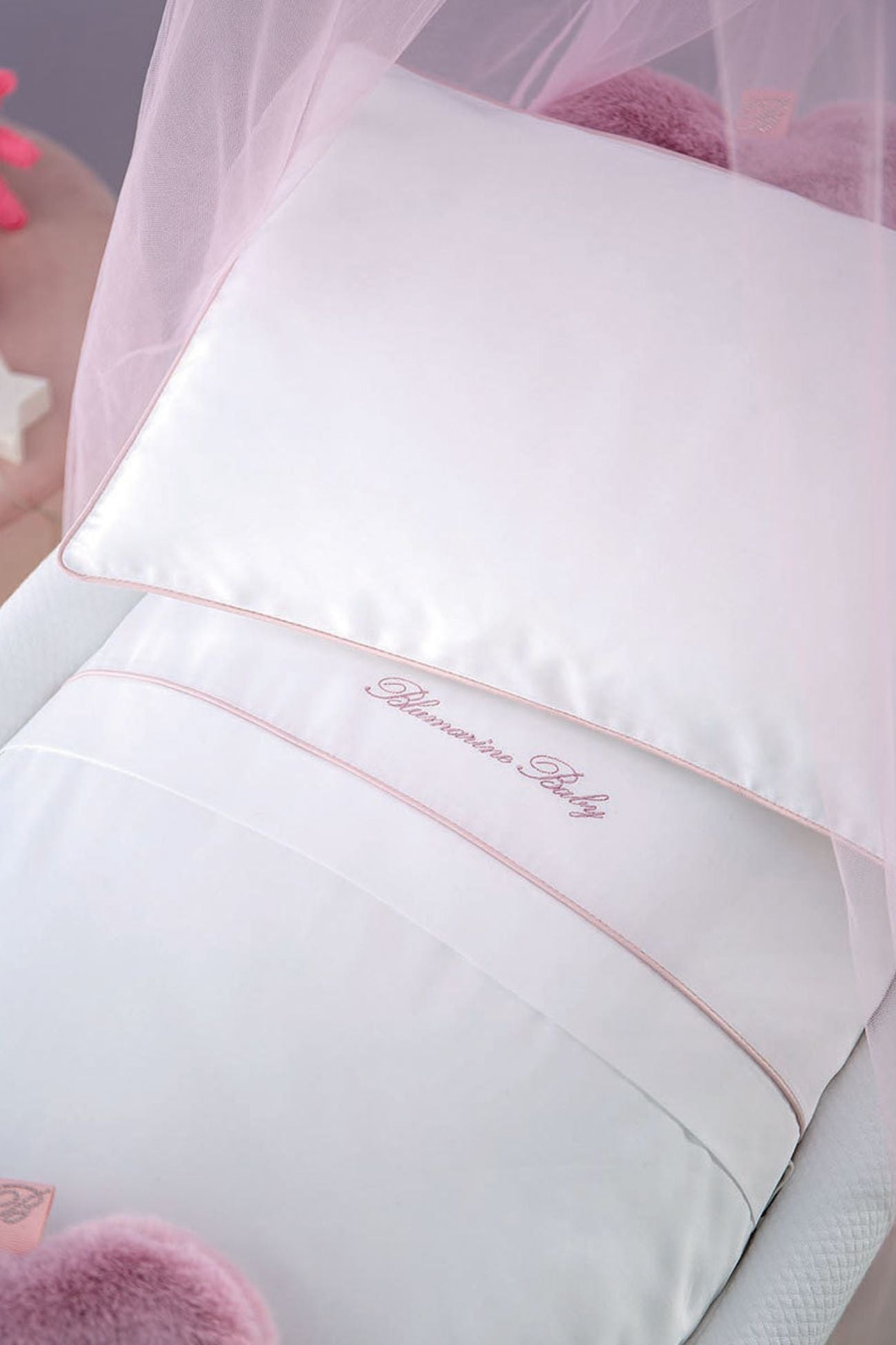 Baby Blu Copripiumino Culla var02 Rosa