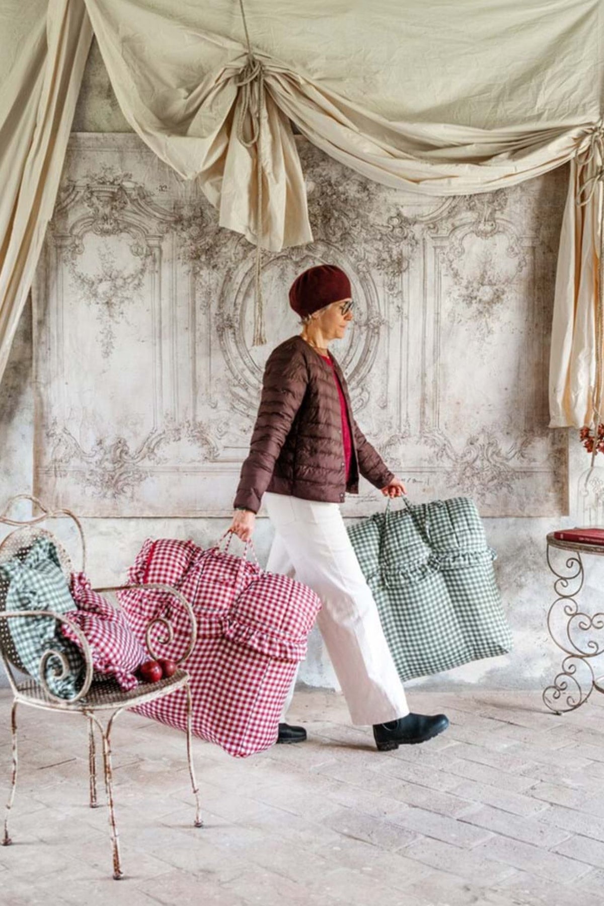 The Red Gingham Quilt