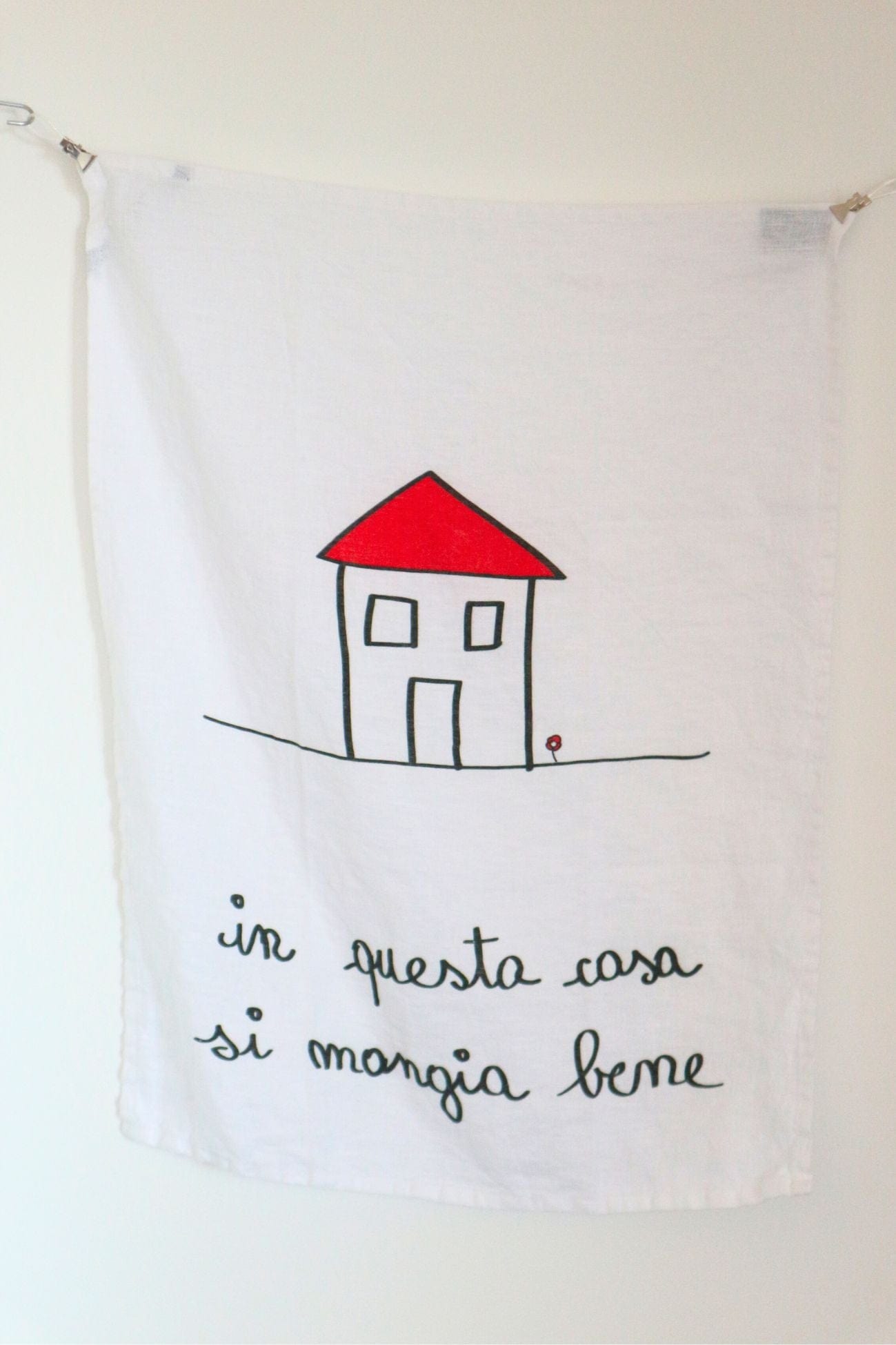 Simple Day In Questa Casa Si Mangia Bene In Questa Casa Si Mangia Bene - Canovaccio in puro lino In questa casa si mangia bene | Simple Day