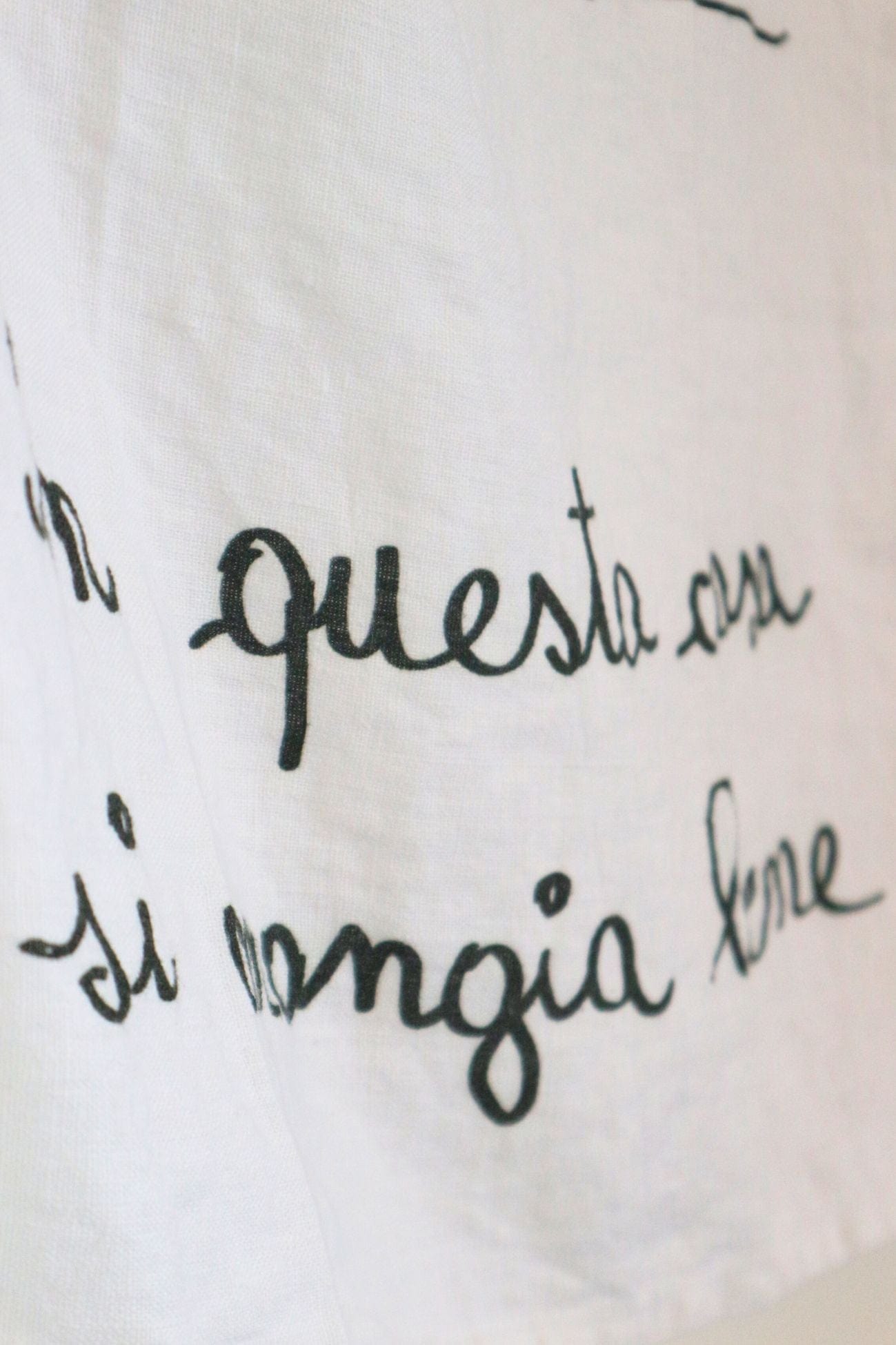 Simple Day In Questa Casa Si Mangia Bene In Questa Casa Si Mangia Bene - Canovaccio in puro lino In questa casa si mangia bene | Simple Day