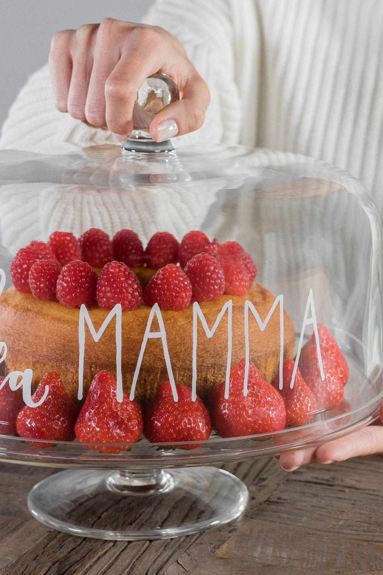 Simple Day La Ricetta Della Mamma La Ricetta Della Mamma - Alzatina in vetro con diametro 28.5cm | Simple Day