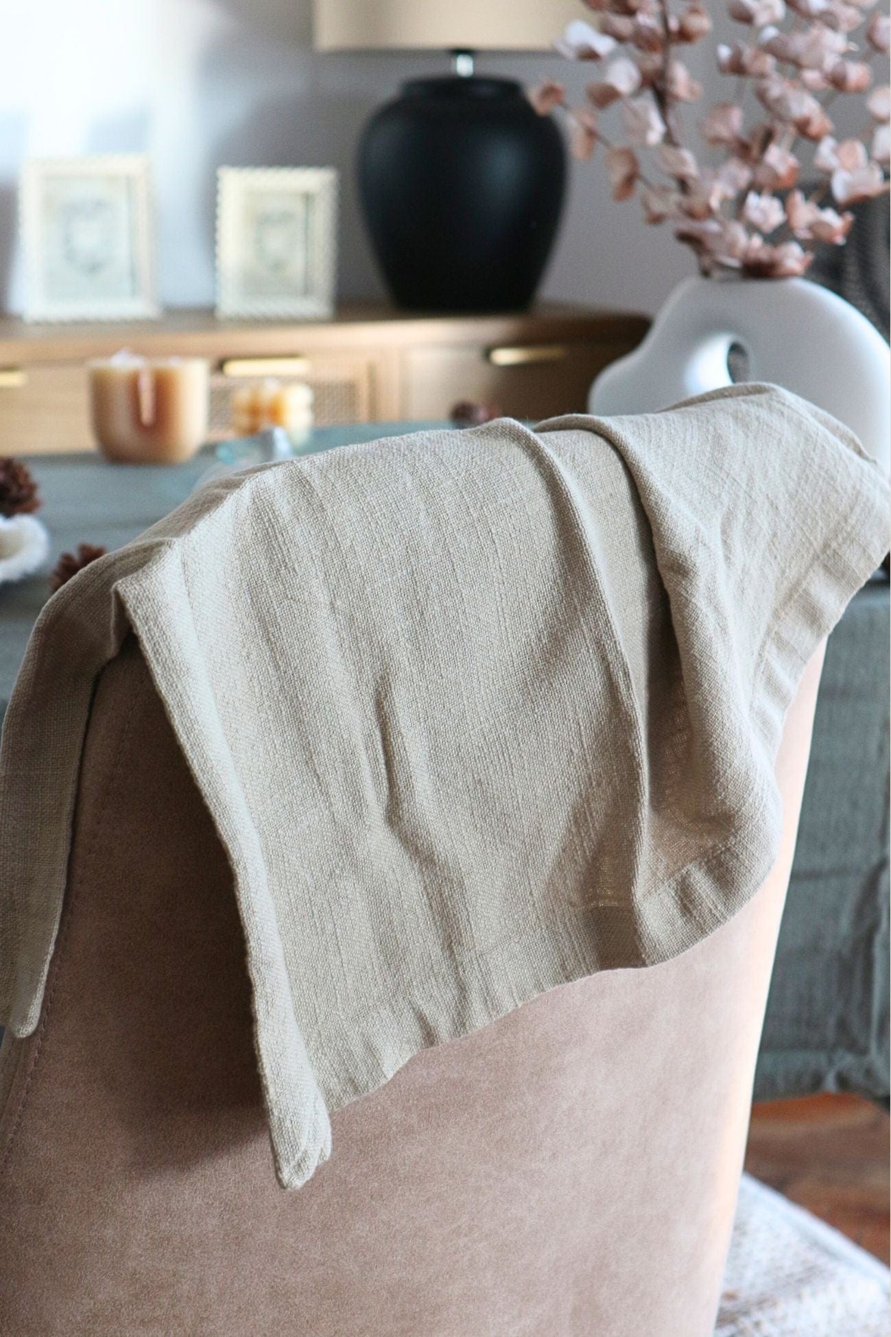 Storefactory Scandinavia Almo Almo - Tovagliolo in cotone riciclato tortora | Storefactory Scandinavia