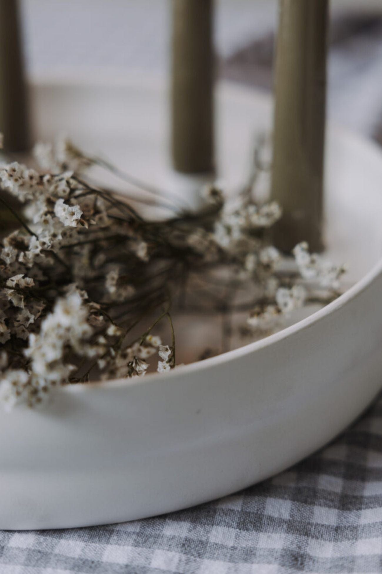 Storefactory Scandinavia Bolmen Bolmen - Portacandele di design in ceramica opaca bianca | Storefactory Scandinavia