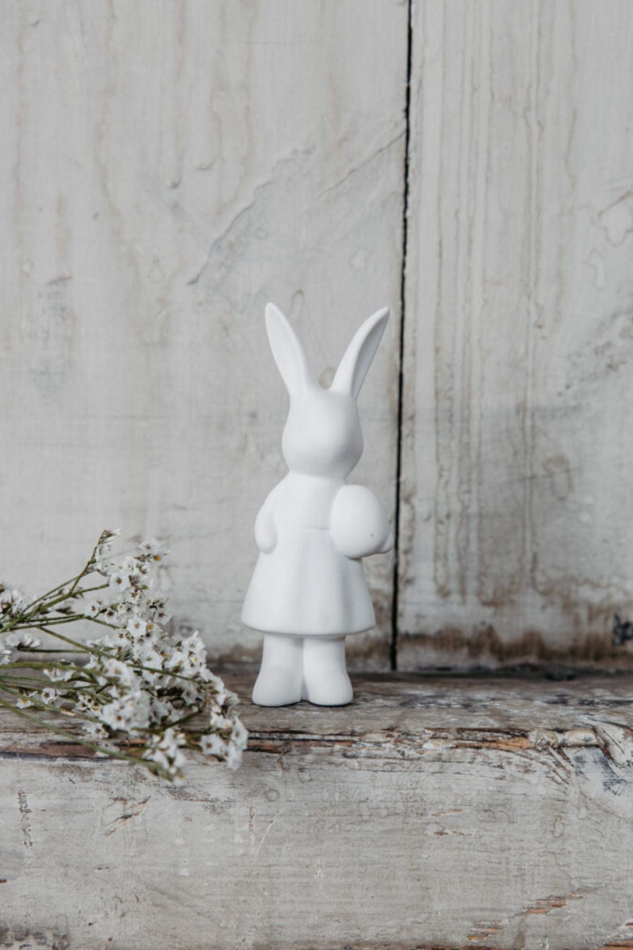Storefactory Scandinavia Ester Ester - Coniglietto decorativo pasquale in ceramica bianca | Storefactory Scandinavia