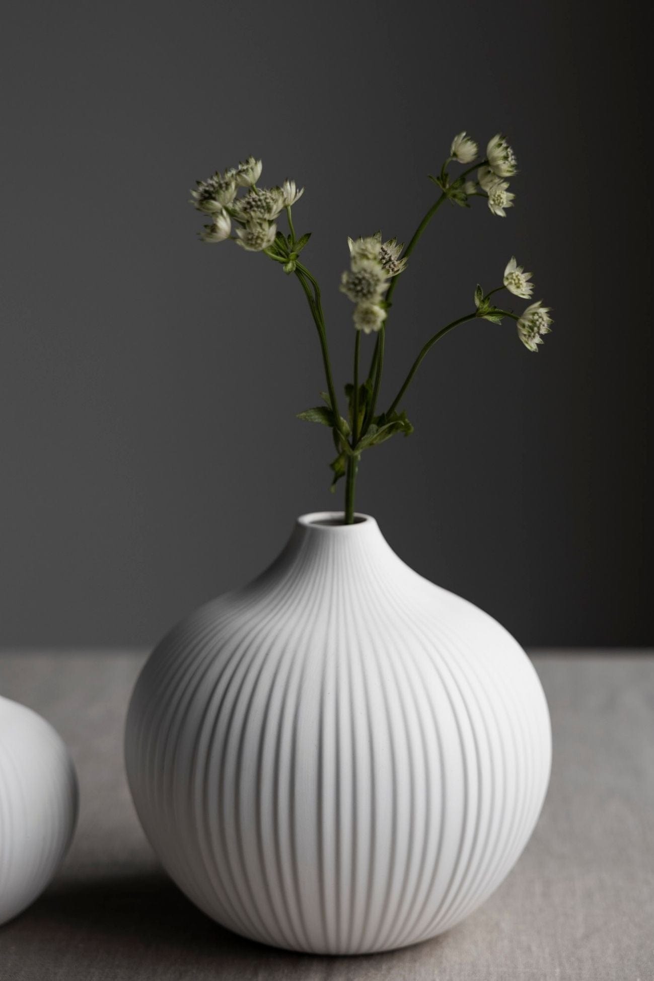 Storefactory Scandinavia Frobacken Frobacken - Vaso di design in ceramica opaca bianca in stile scandinavo | Storefactory Scandinavia