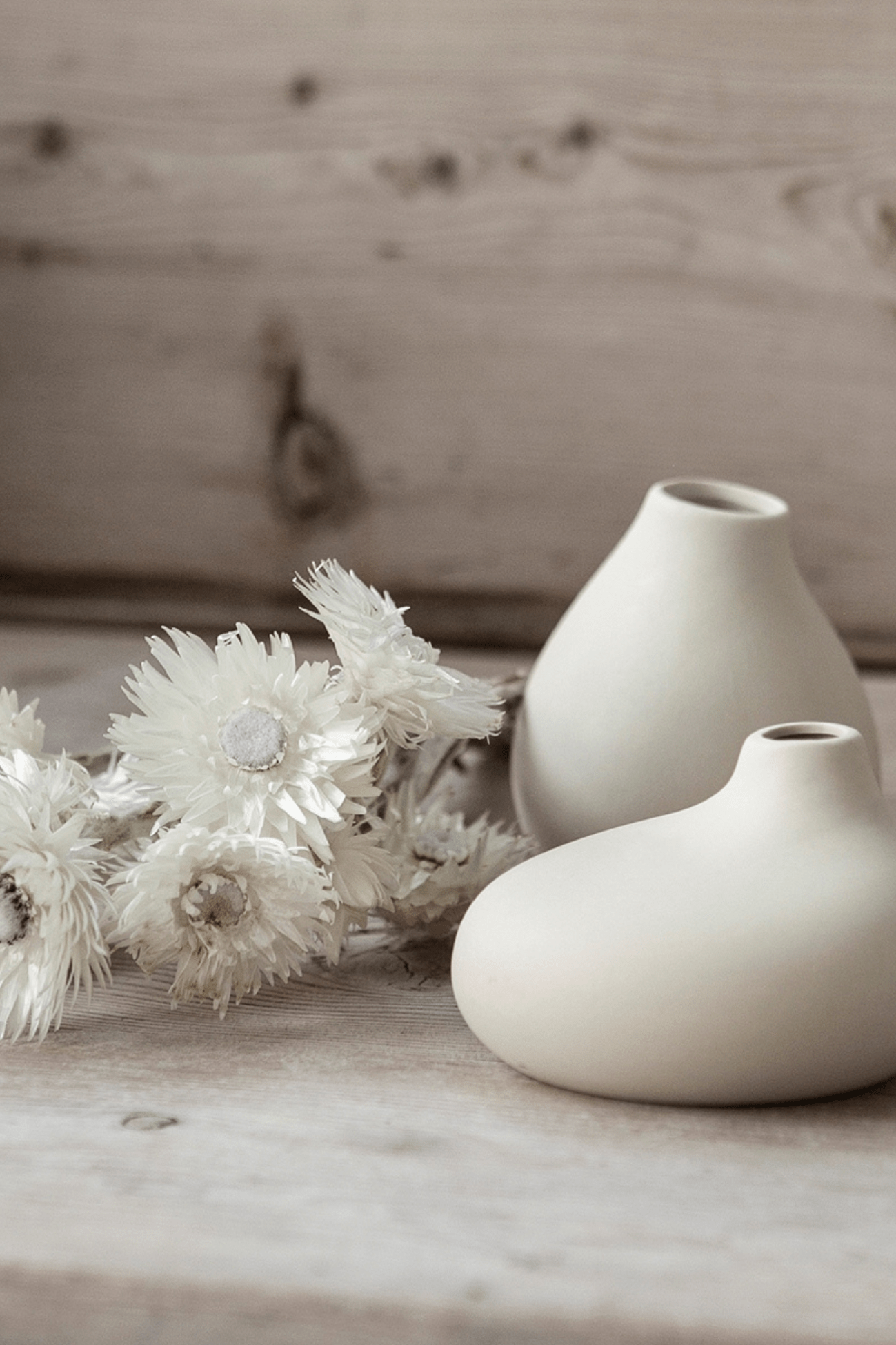 Storefactory Scandinavia Kalla Vaso di design piccolo in ceramica beige