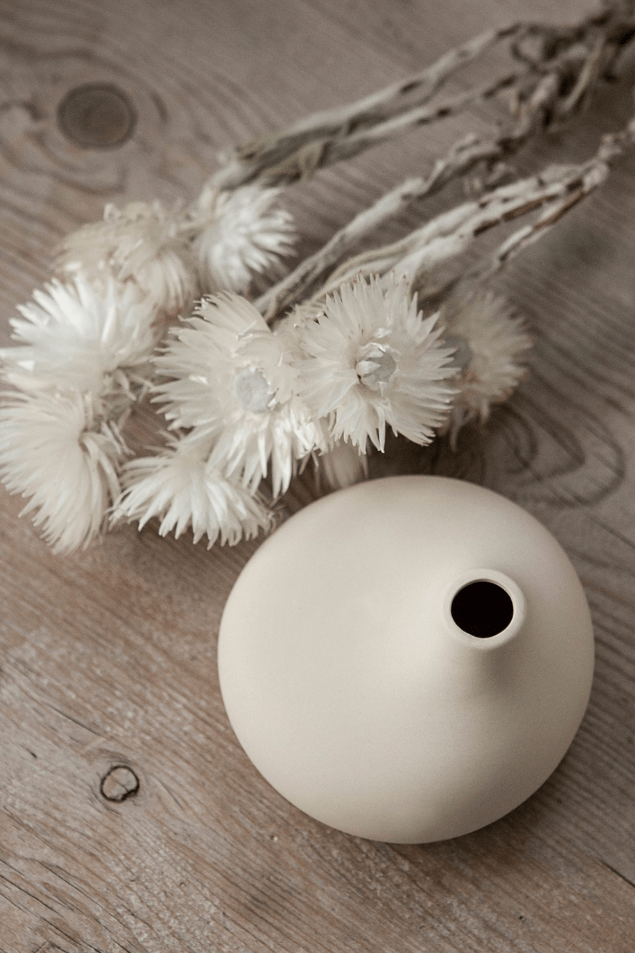 Storefactory Scandinavia Kalla Vaso di design piccolo in ceramica beige