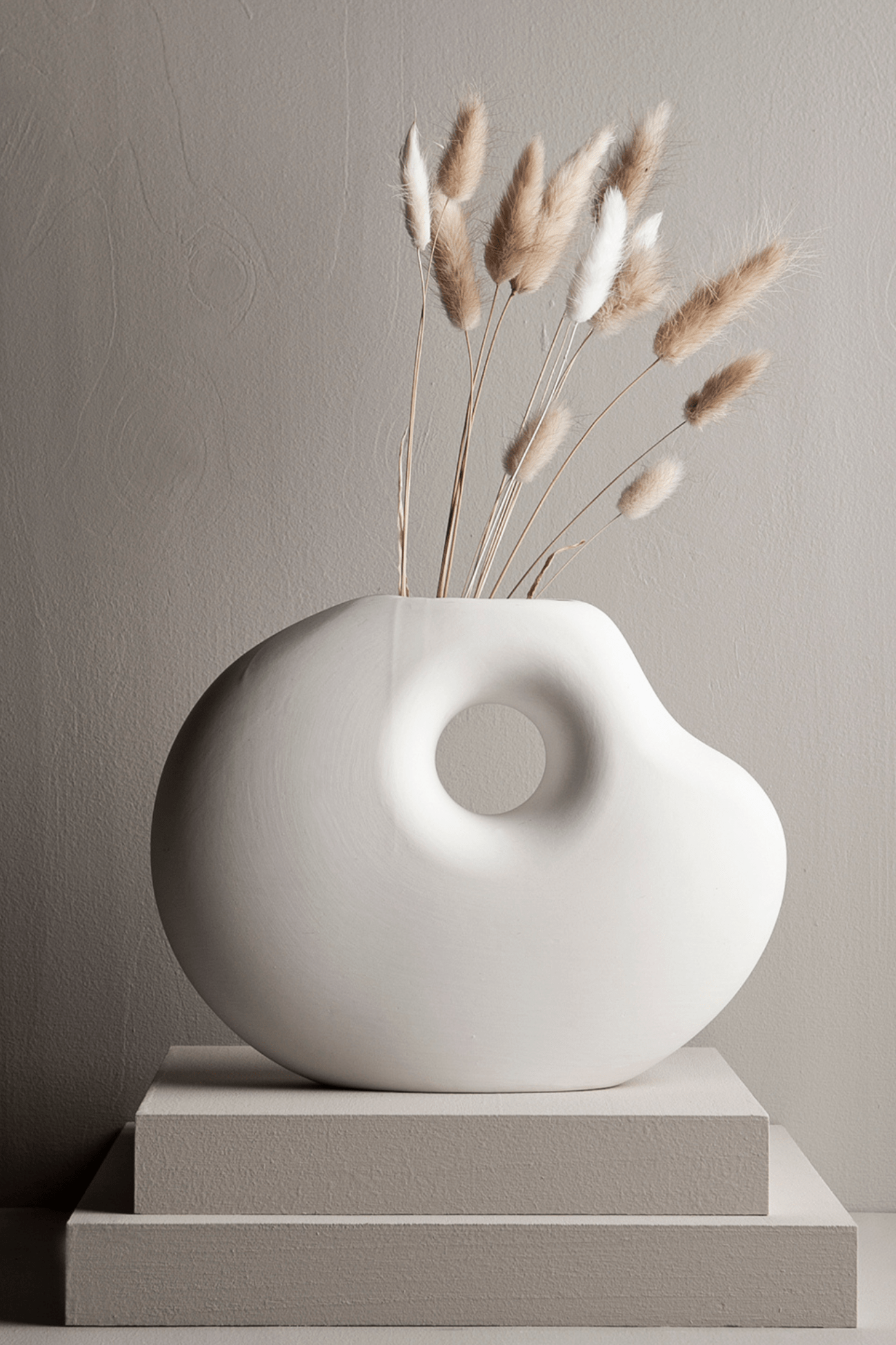 Storefactory Scandinavia Lunden Vaso di design in ceramica bianca opaca