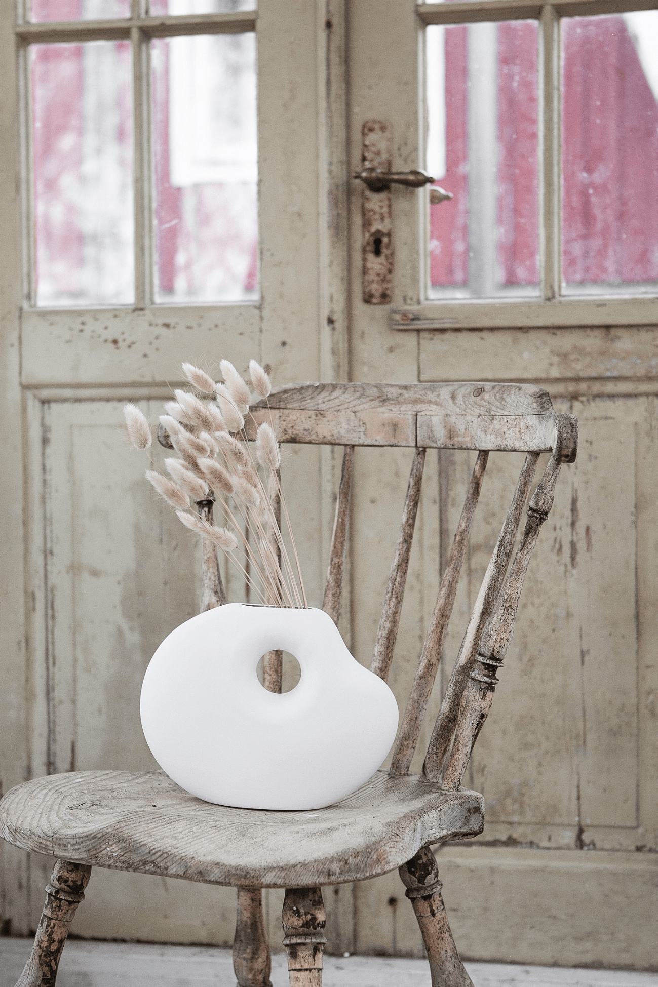 Storefactory Scandinavia Lunden Vaso di design in ceramica bianca opaca