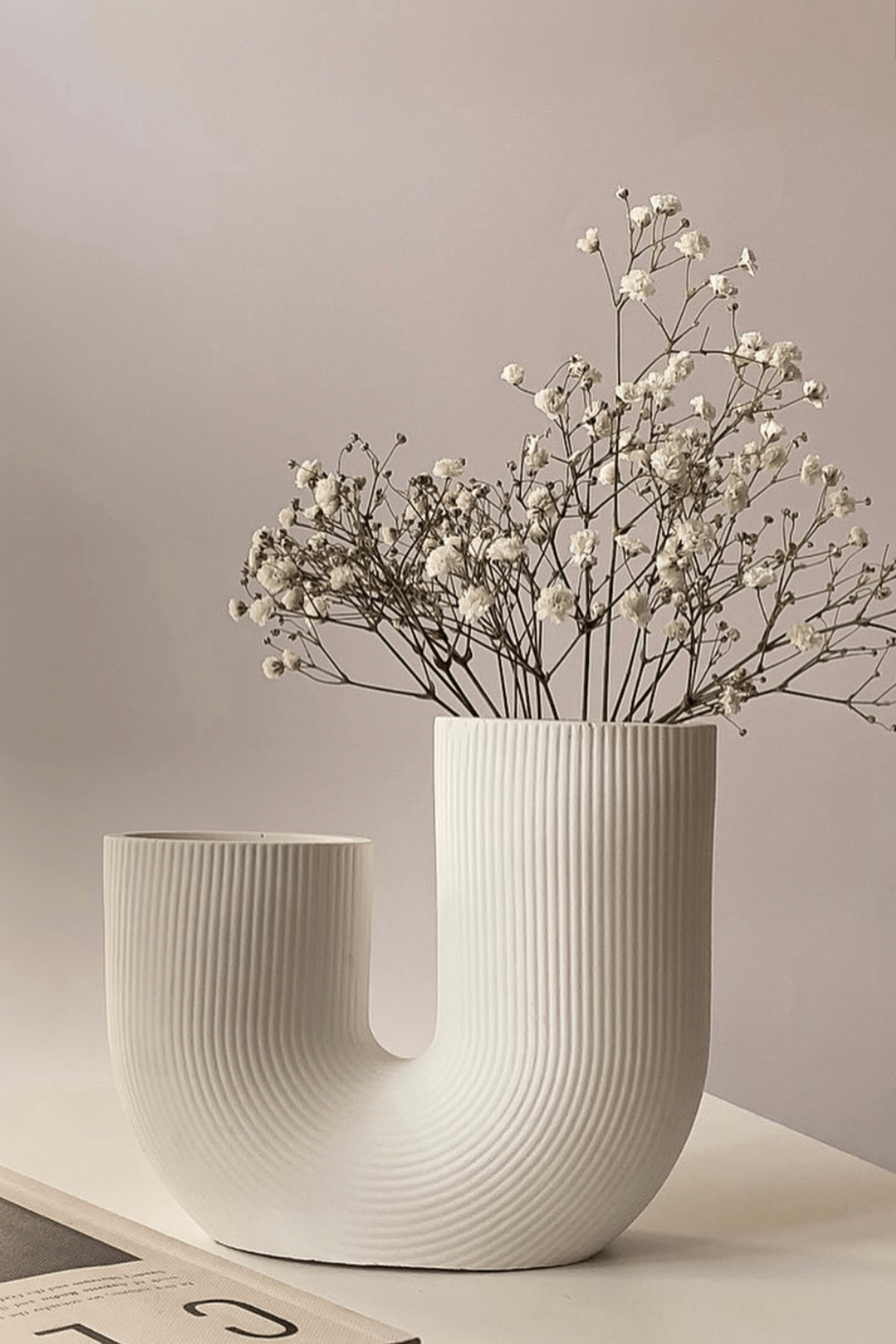 Storefactory Scandinavia Nordic Vaso di design Stråvalla in ceramica bianca