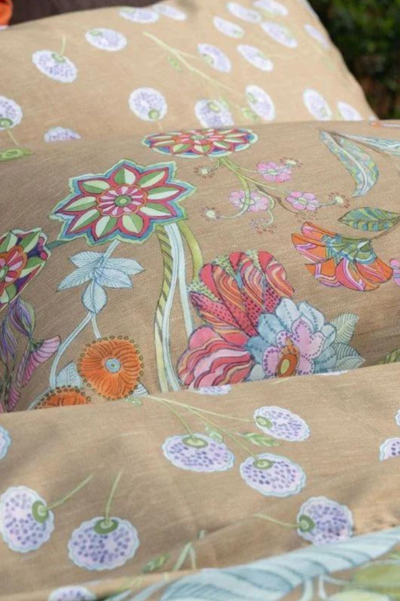 Tessitura Toscana Telerie Boulevard Boulevard - Boulevard - Parure copripiumino double-face in raso di cotone con 2 federe 250x200 | Tessitura Toscana Telerie