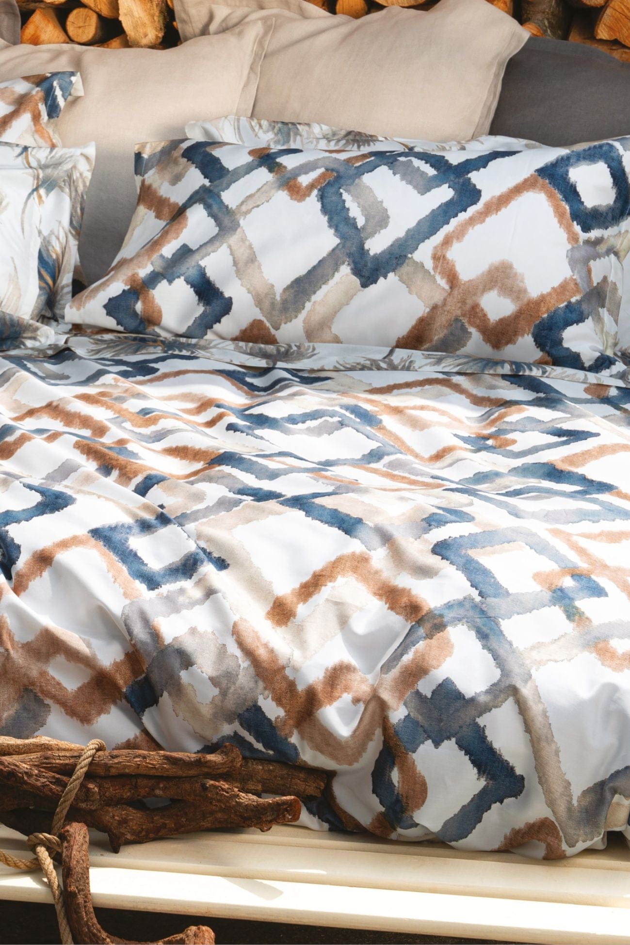 Tessitura Toscana Telerie Boulevard (copia) Boulevard - Boulevard - Completo letto matrimoniale con 2 federe 250×290 | Tessitura Toscana Telerie