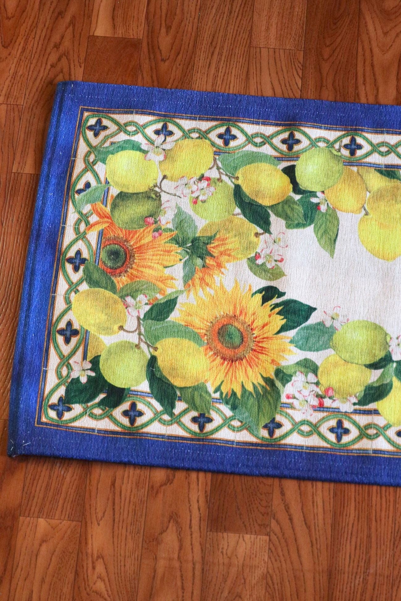 Tessitura Toscana Telerie Etruscan Garden Etruscan Garden - Tappeto TipTapp antiscivolo in poliestere riciclato 120x52 | Tessitura Toscana Telerie