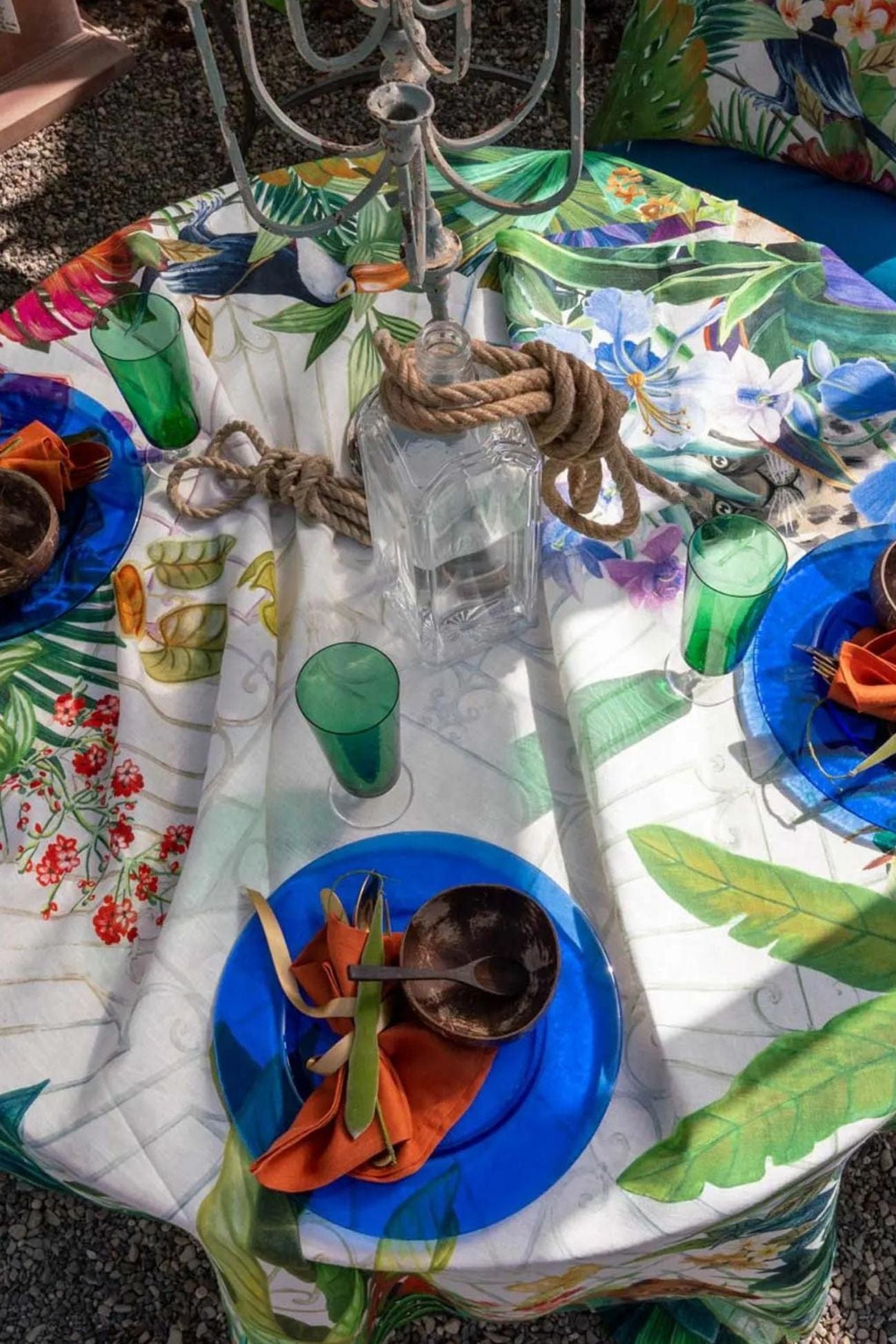 Tessitura Toscana Telerie Naif Naif - Tovaglia in puro lino con orlo semplice varie misure | Tessitura Toscana Telerie