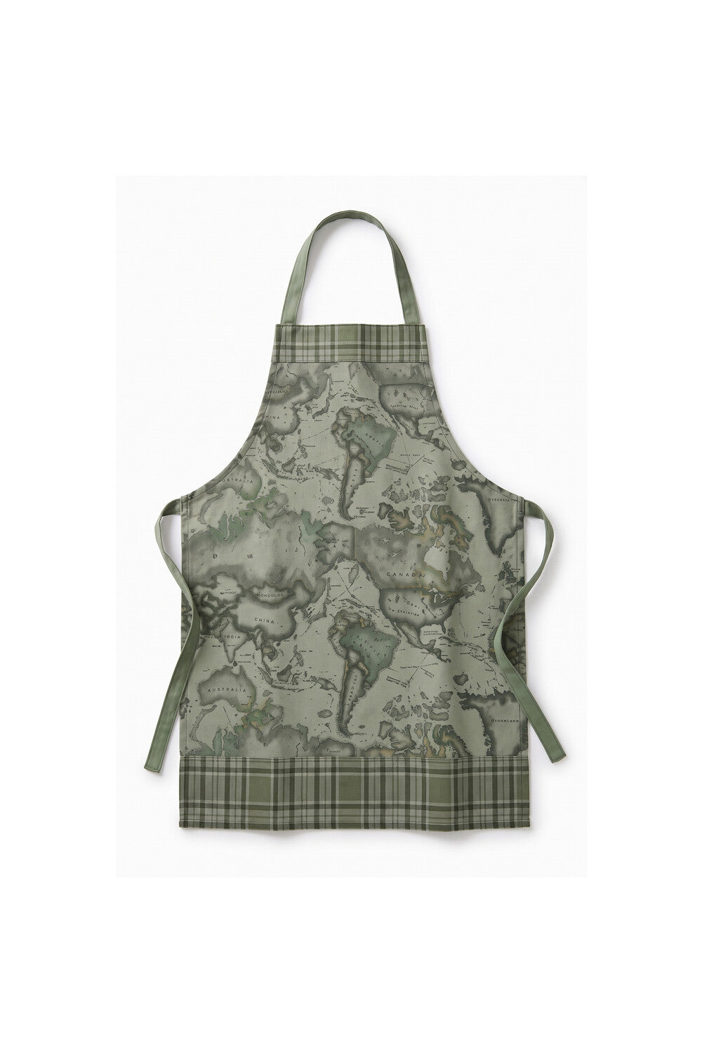 Geo Tartan Green Grembiule