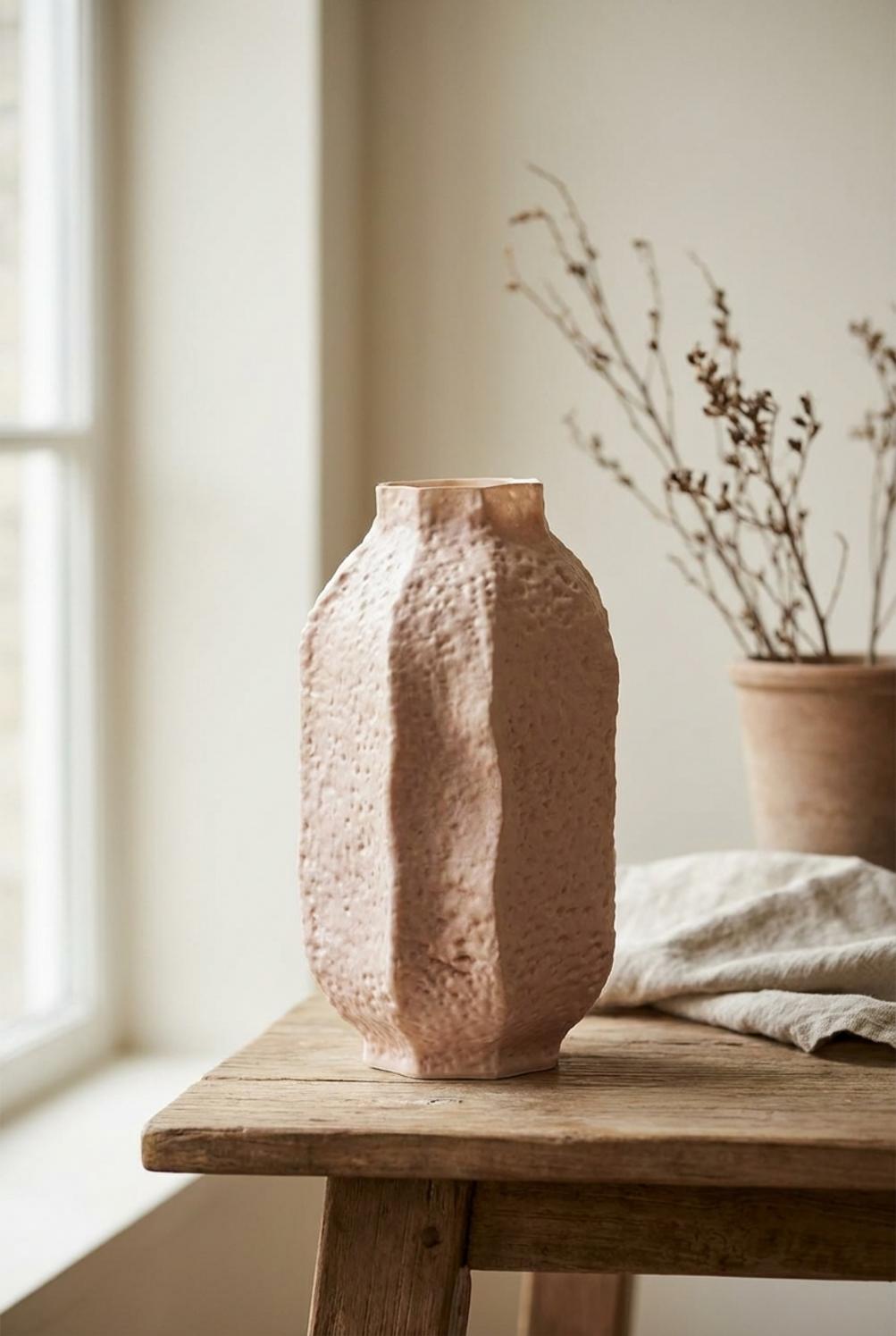 Primordial Vaso Alto Marrone
