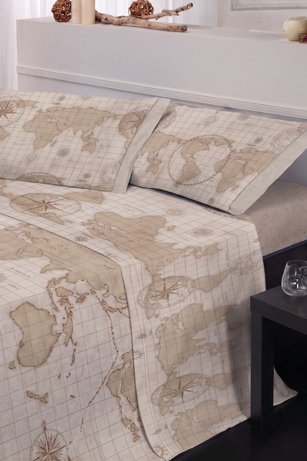 Giusy Completo Letto Beige 8606 var2