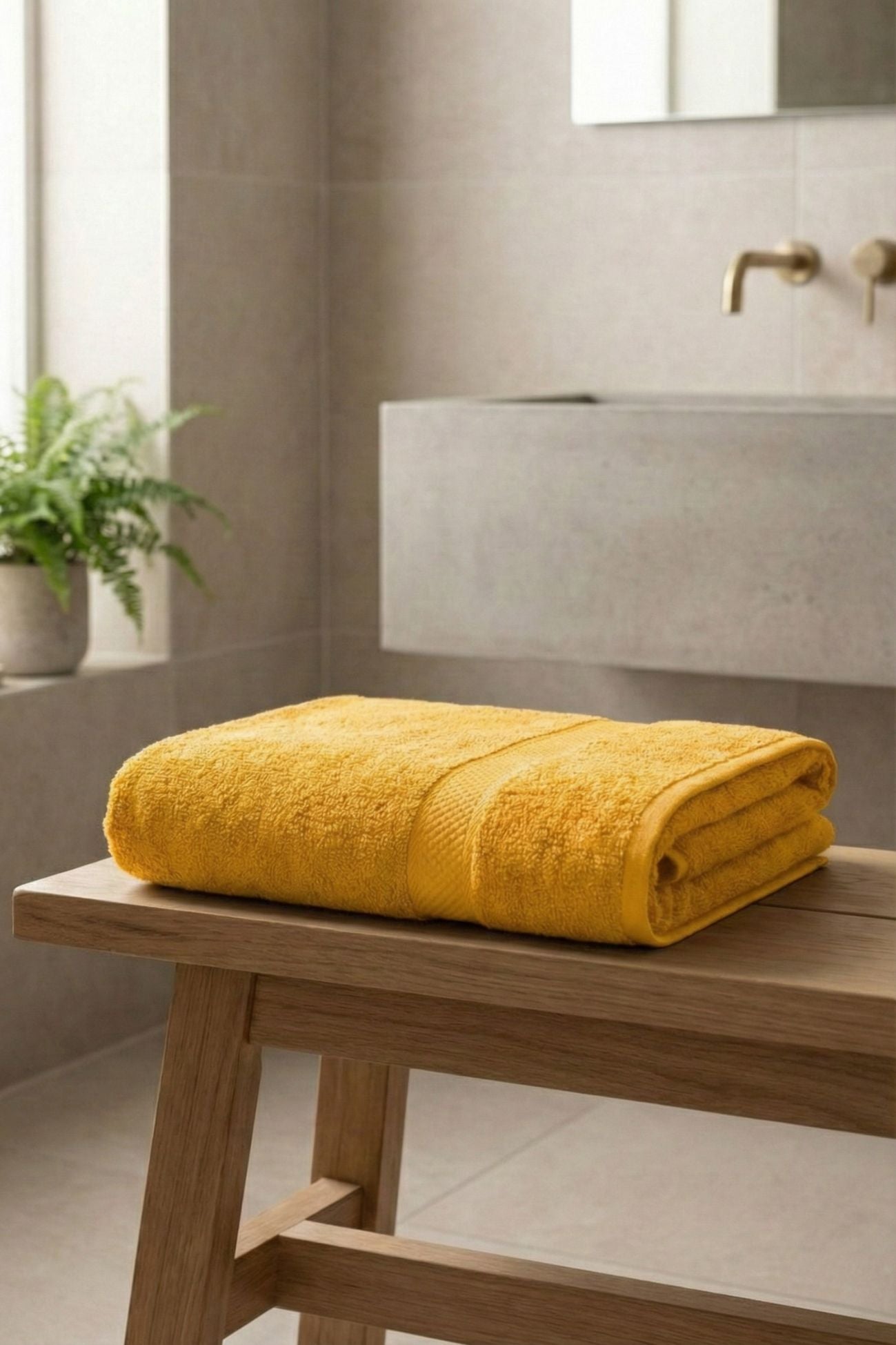 Minorca Telo Bagno Giallo Sole