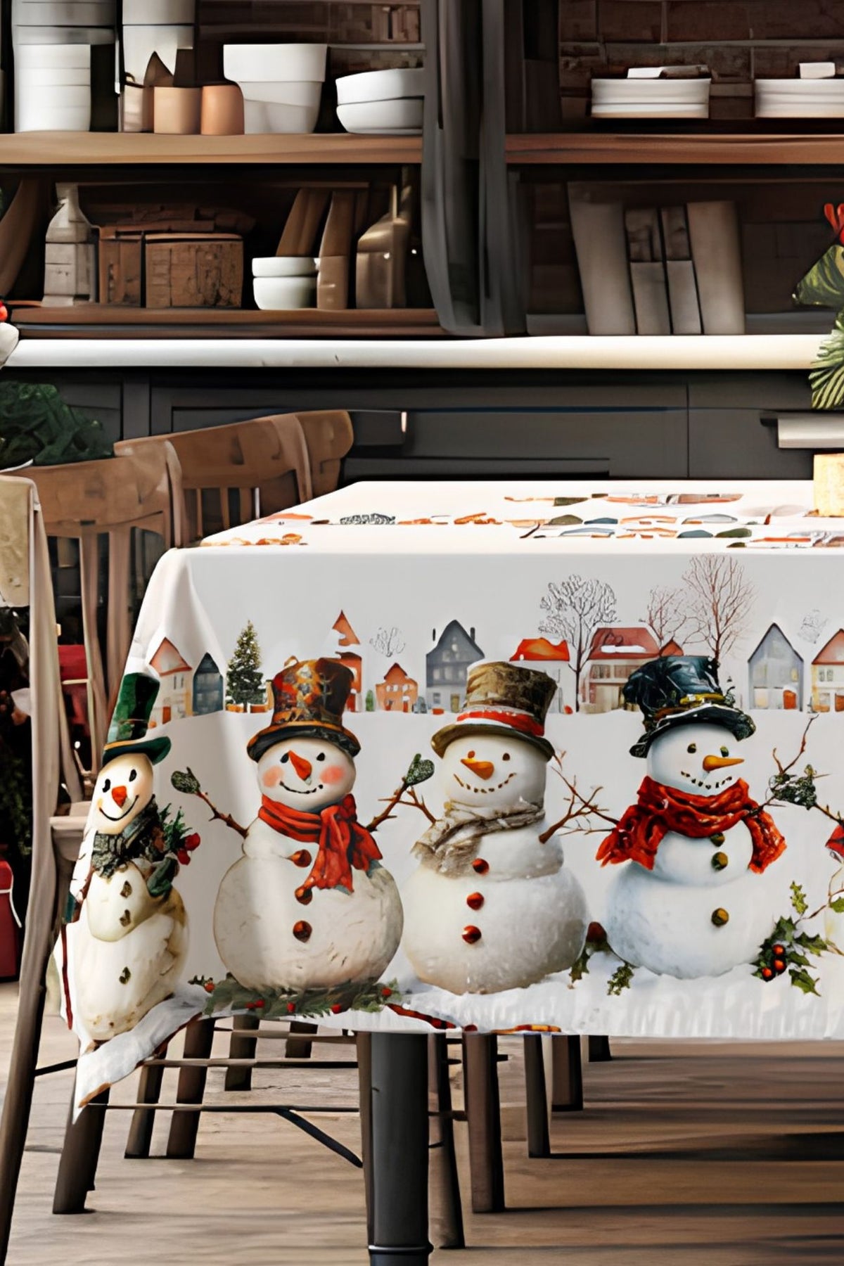 Frosty Tablecloth