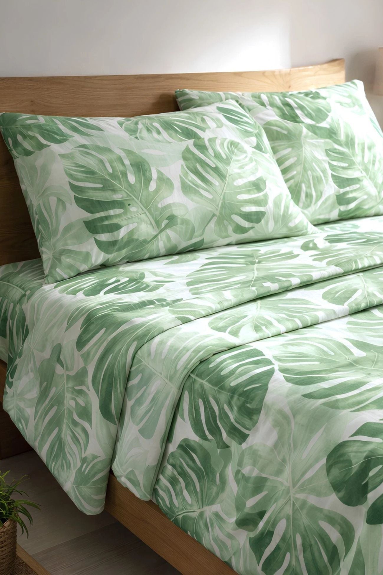 Fronde Completo Letto Verde