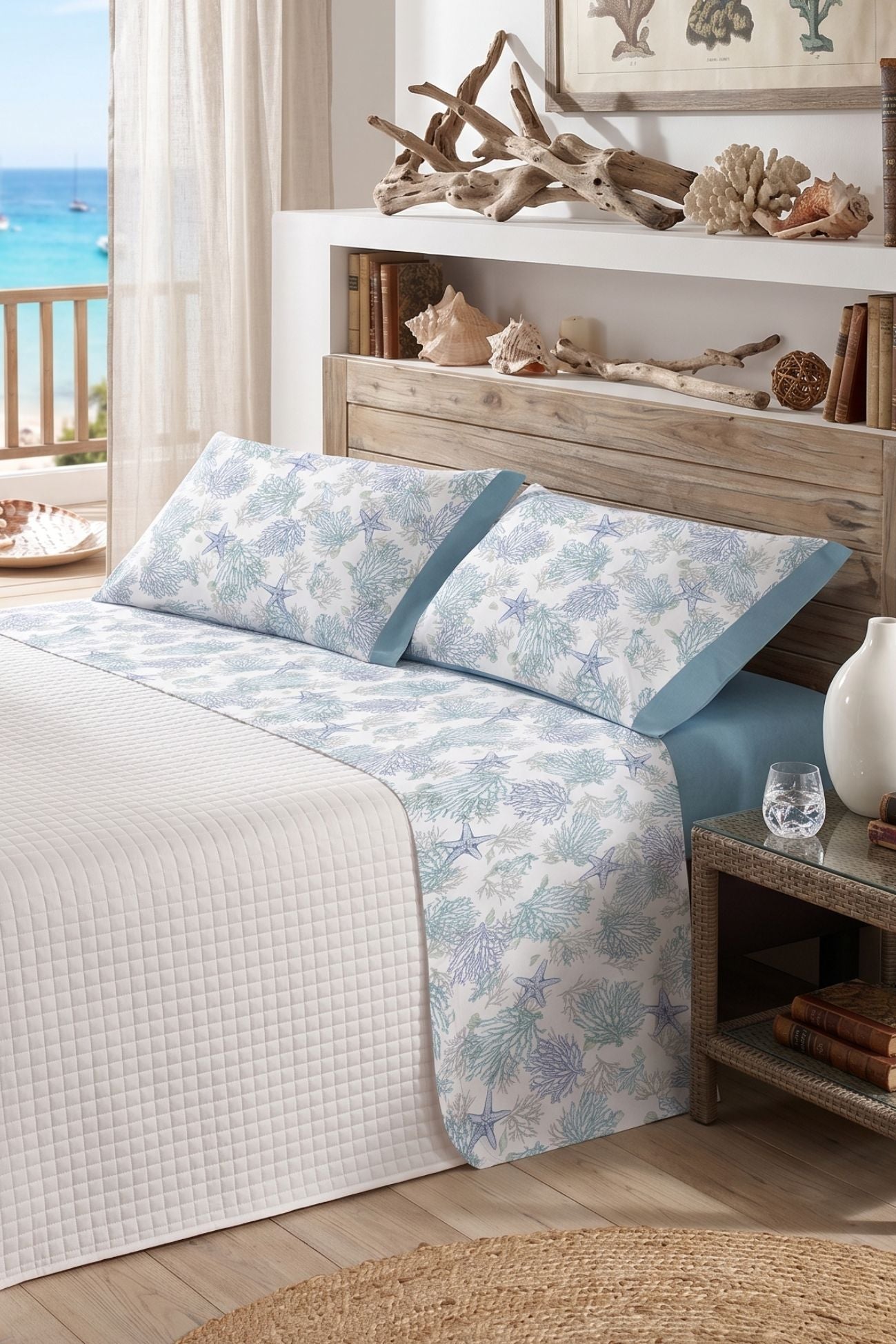 Giusy Completo Letto Azzurro 8732 var4