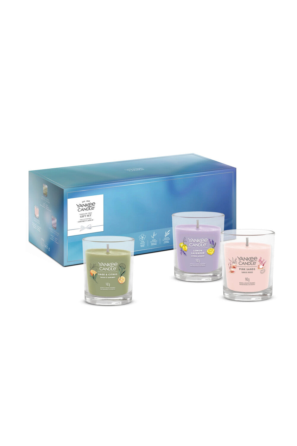 Timeless Trio Confezione Regalo 3 Candele Tumbler