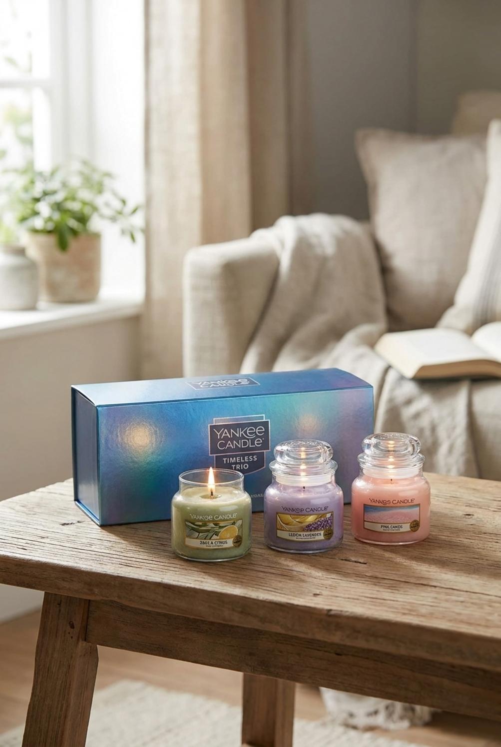 Timeless Trio Confezione Regalo 3 Candele Tumbler