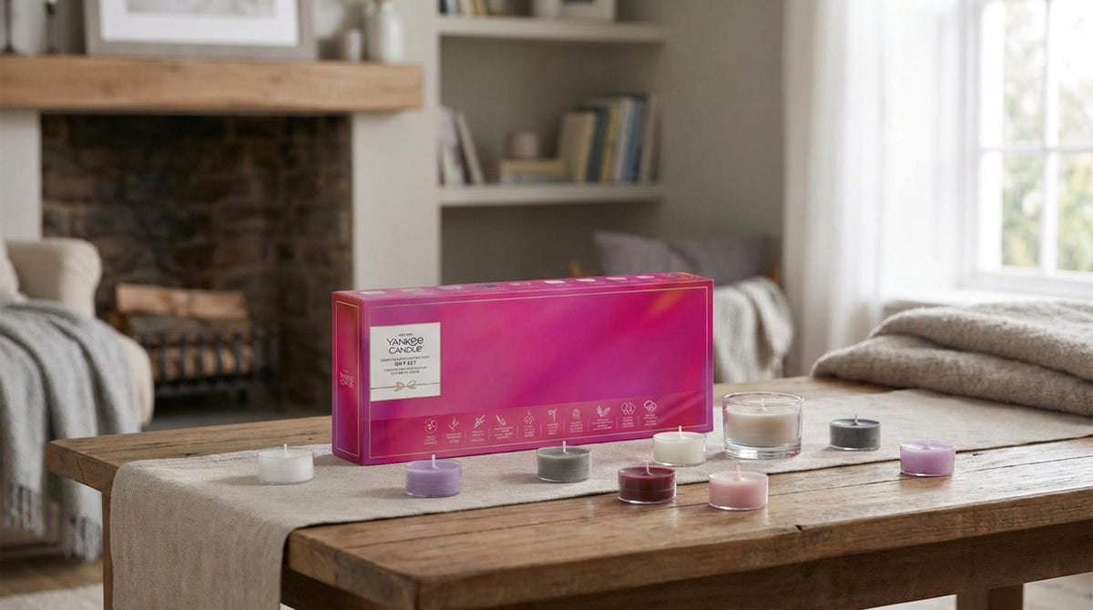 Scented Moments Confezione Regalo 10 Tea Light e Portacandela - Orizzontale