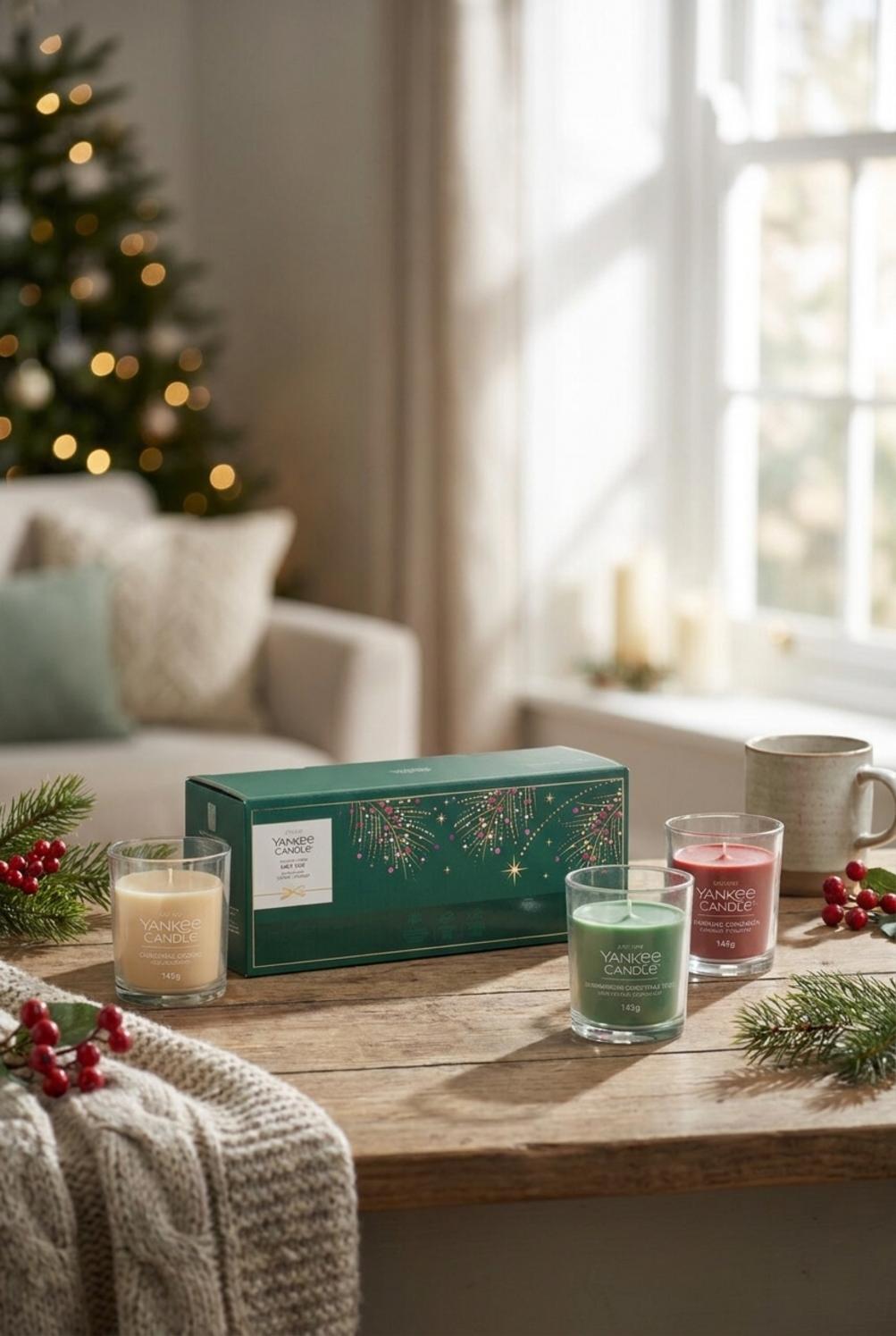 Timeless Trio Natale Confezione Regalo 3 Candele Tumbler