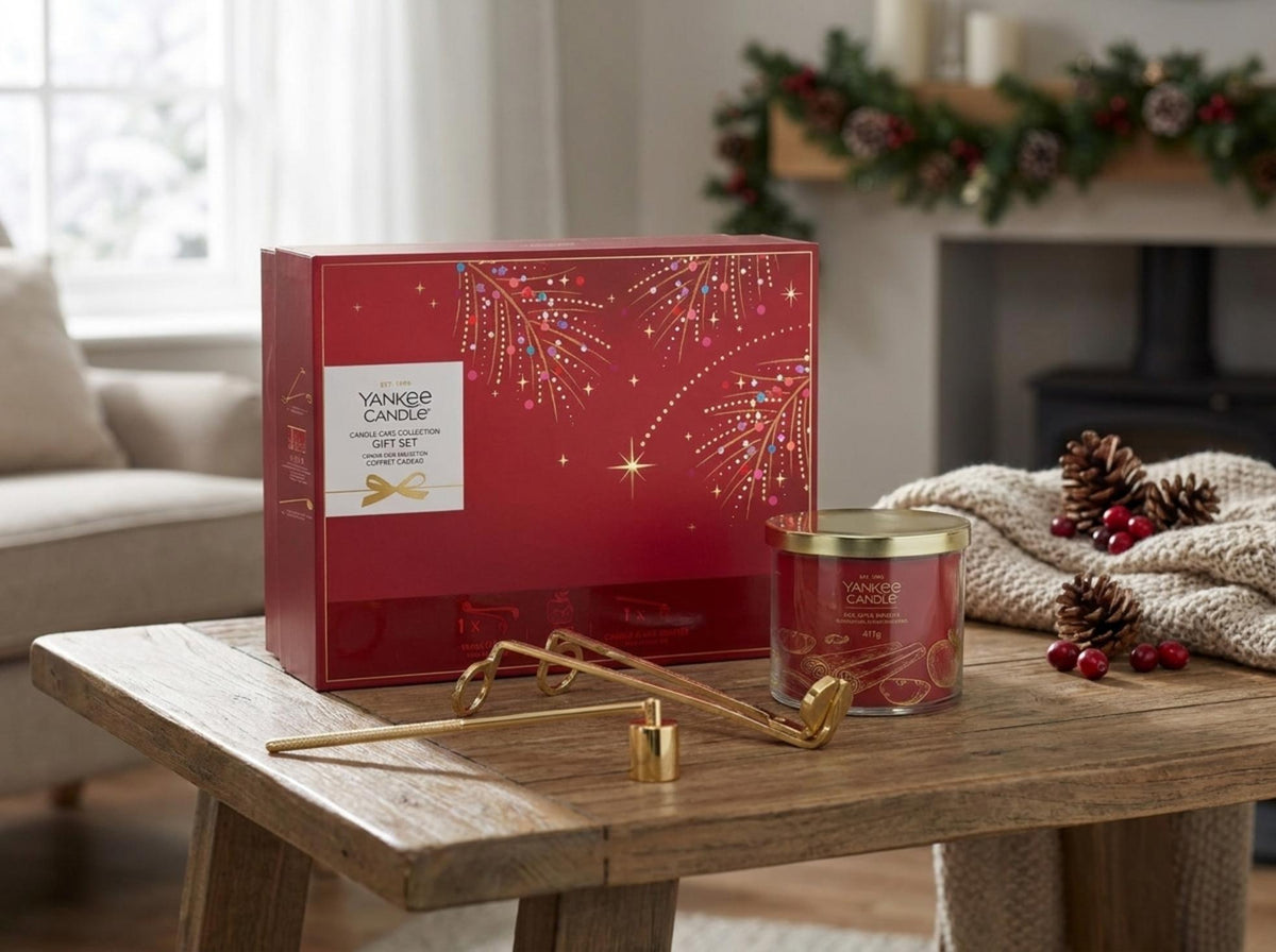 Candle Care Collection Confezione Regalo Candela e Accessori - Orizzontale