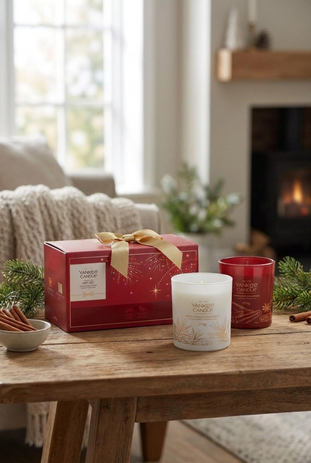 Festive Tumbler Duo Confezione Regalo 2 Candele Tumbler