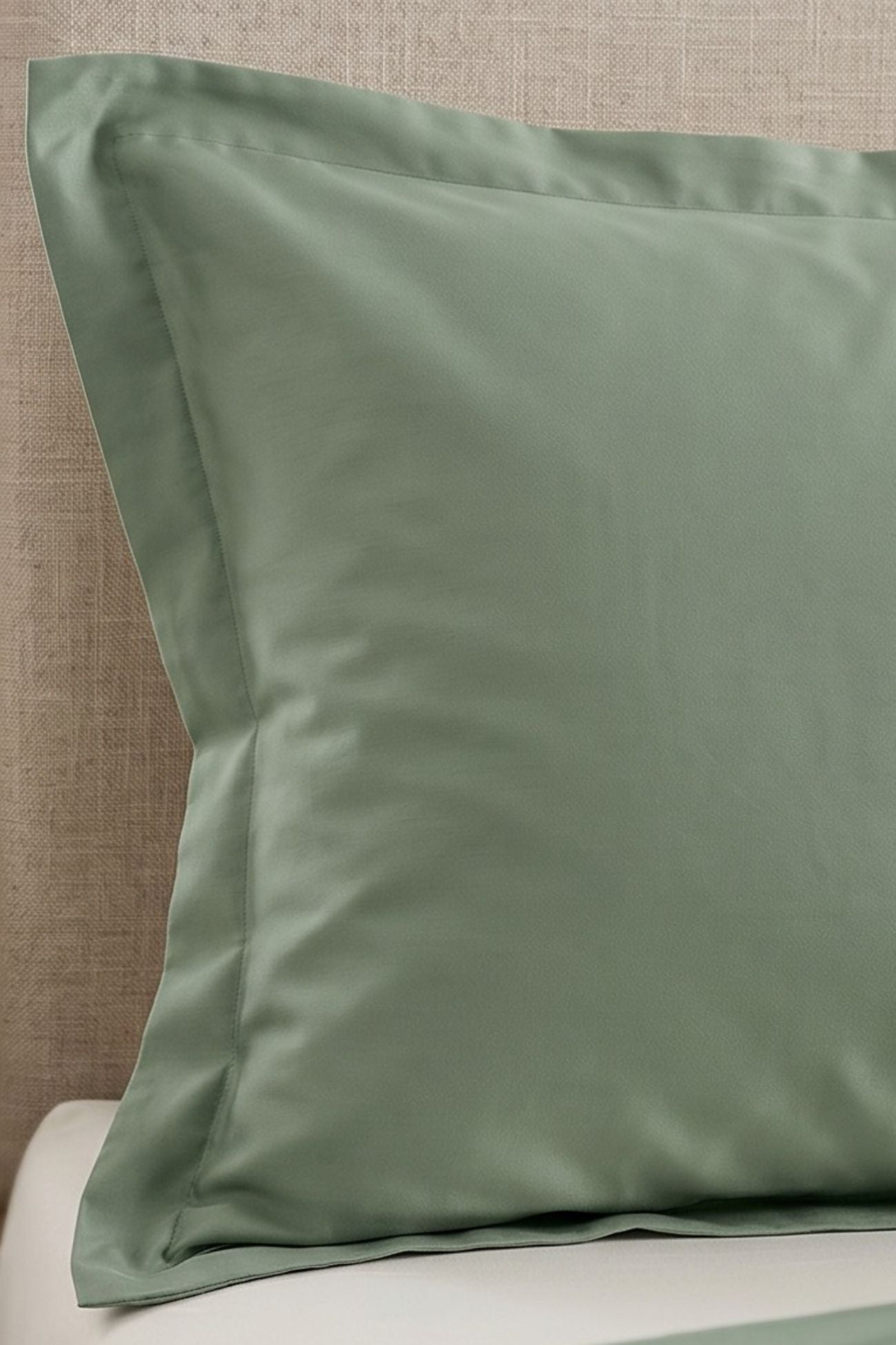 Bright Federa Raso Di Cotone Verde Oliva