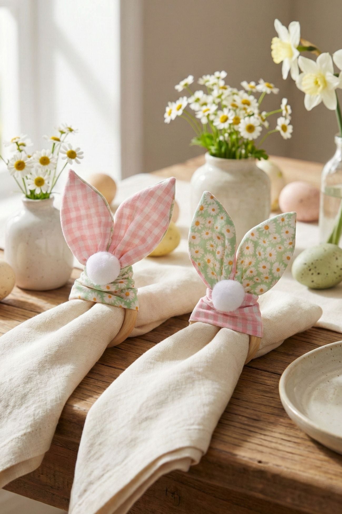 Pepen Portatovagliolo Coniglio Orecchie Quadri