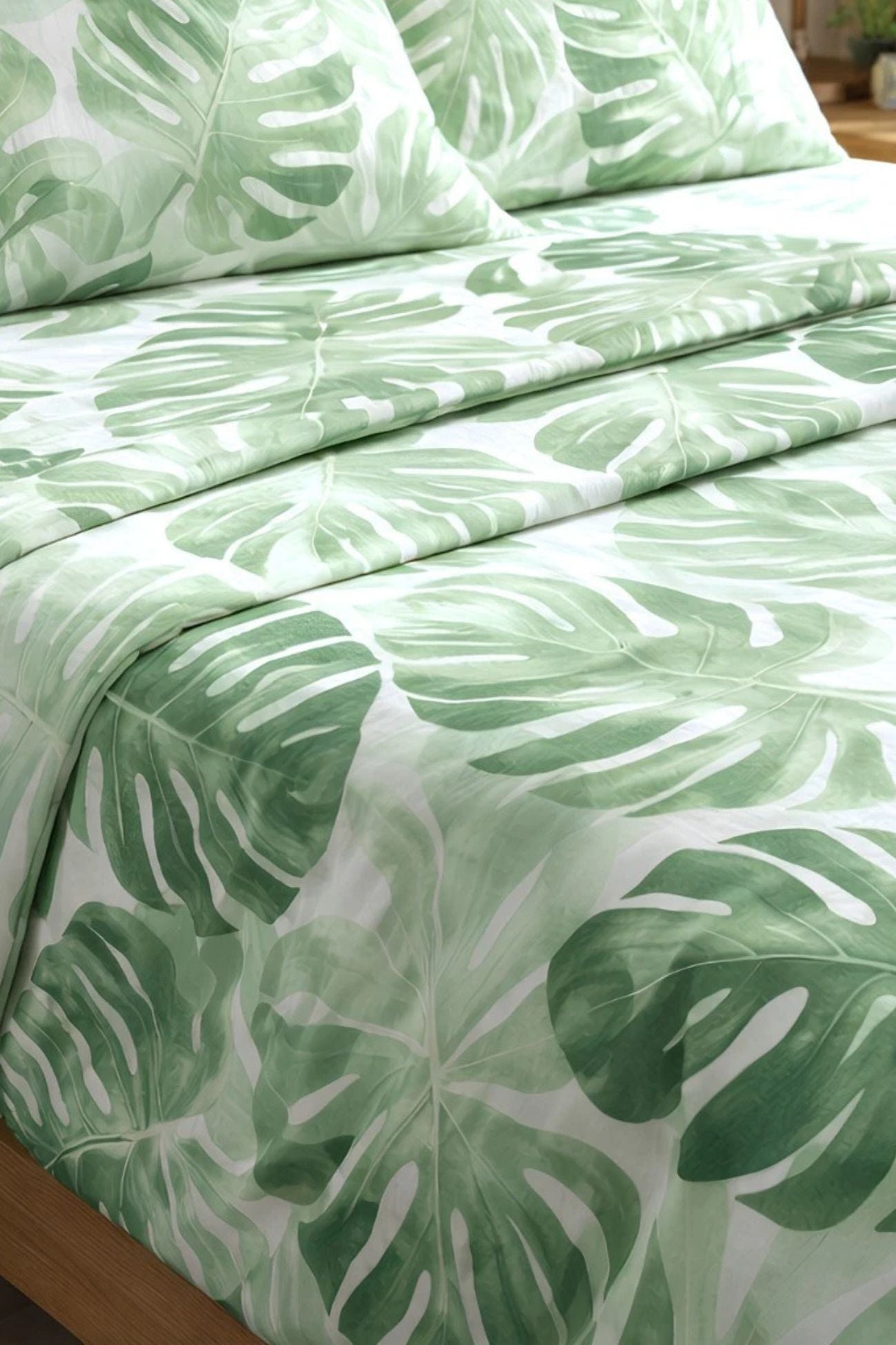 Fronde Completo Letto Verde