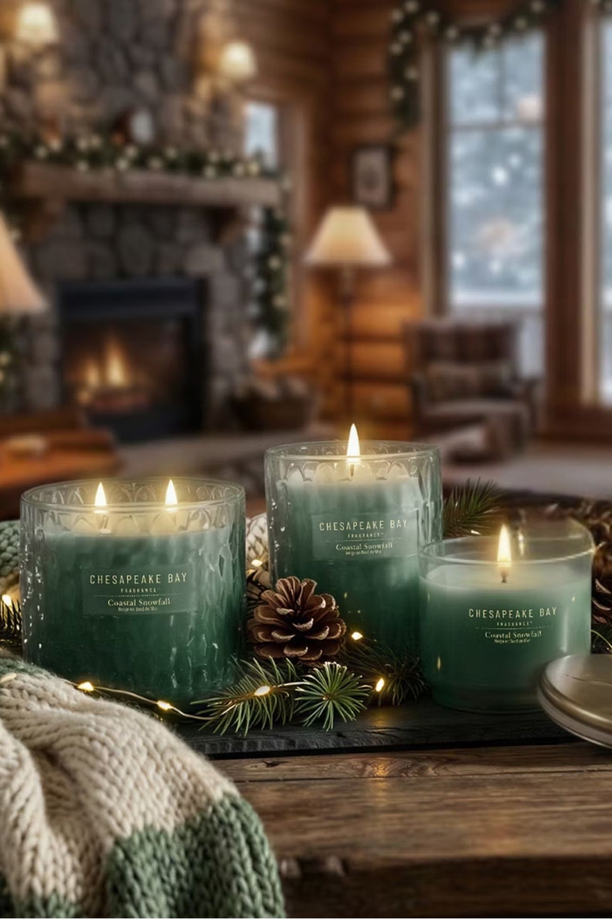 Coastal Snowfall Scented Candle