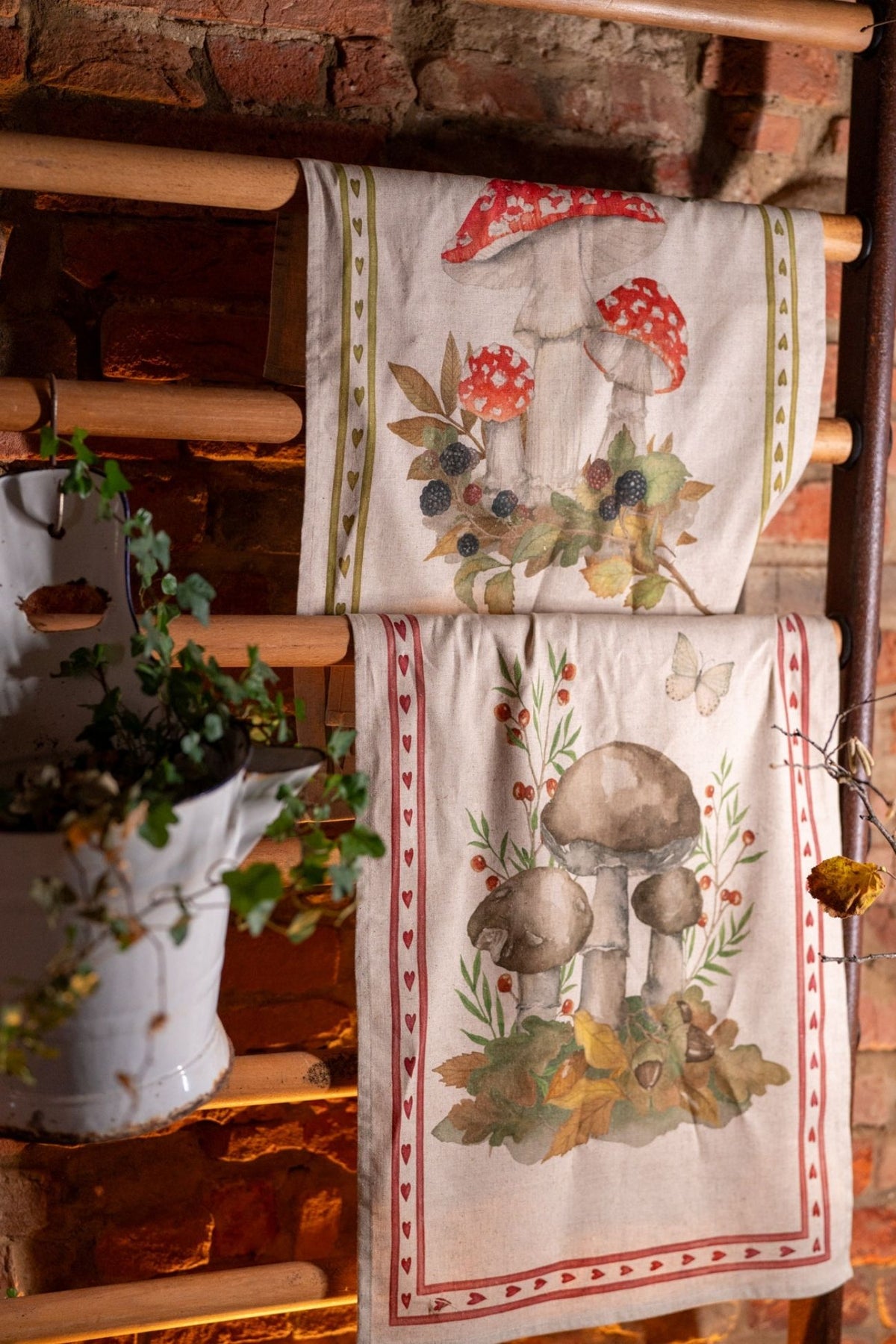 Grifola Tea Towel Green