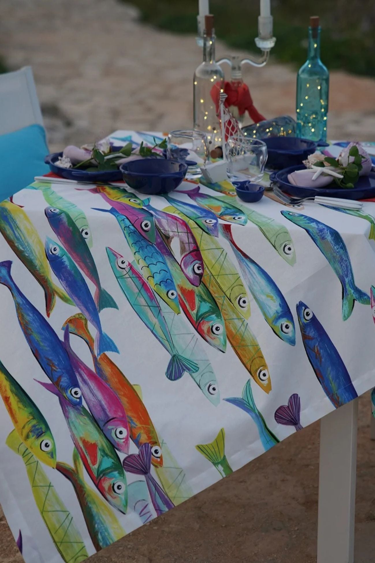 Poisson Bleu Centrotavola