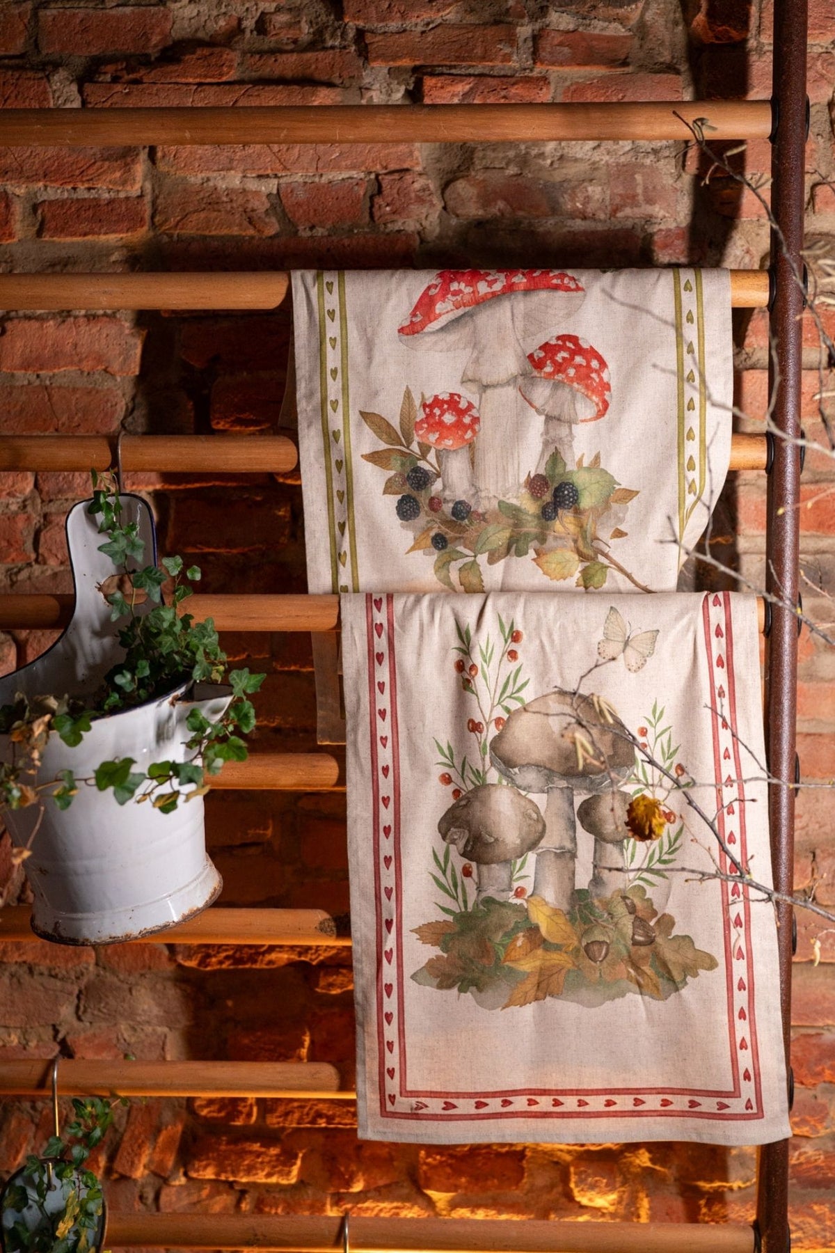 Grifola Tea Towel Green