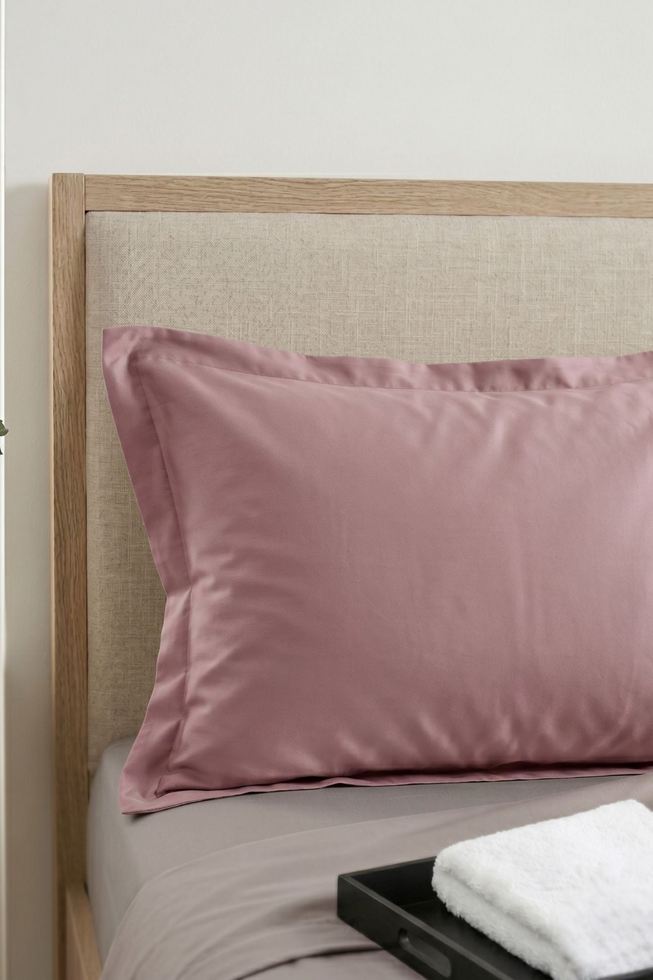 Bright Federa Raso Di Cotone Rosa Antico