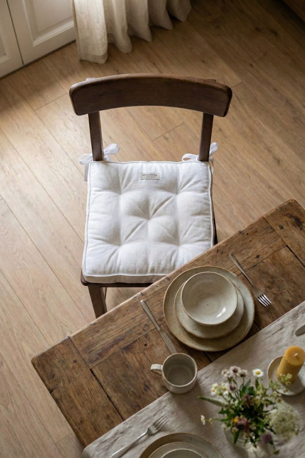 Infinity Cuscino Sedia Polifilled Bianco