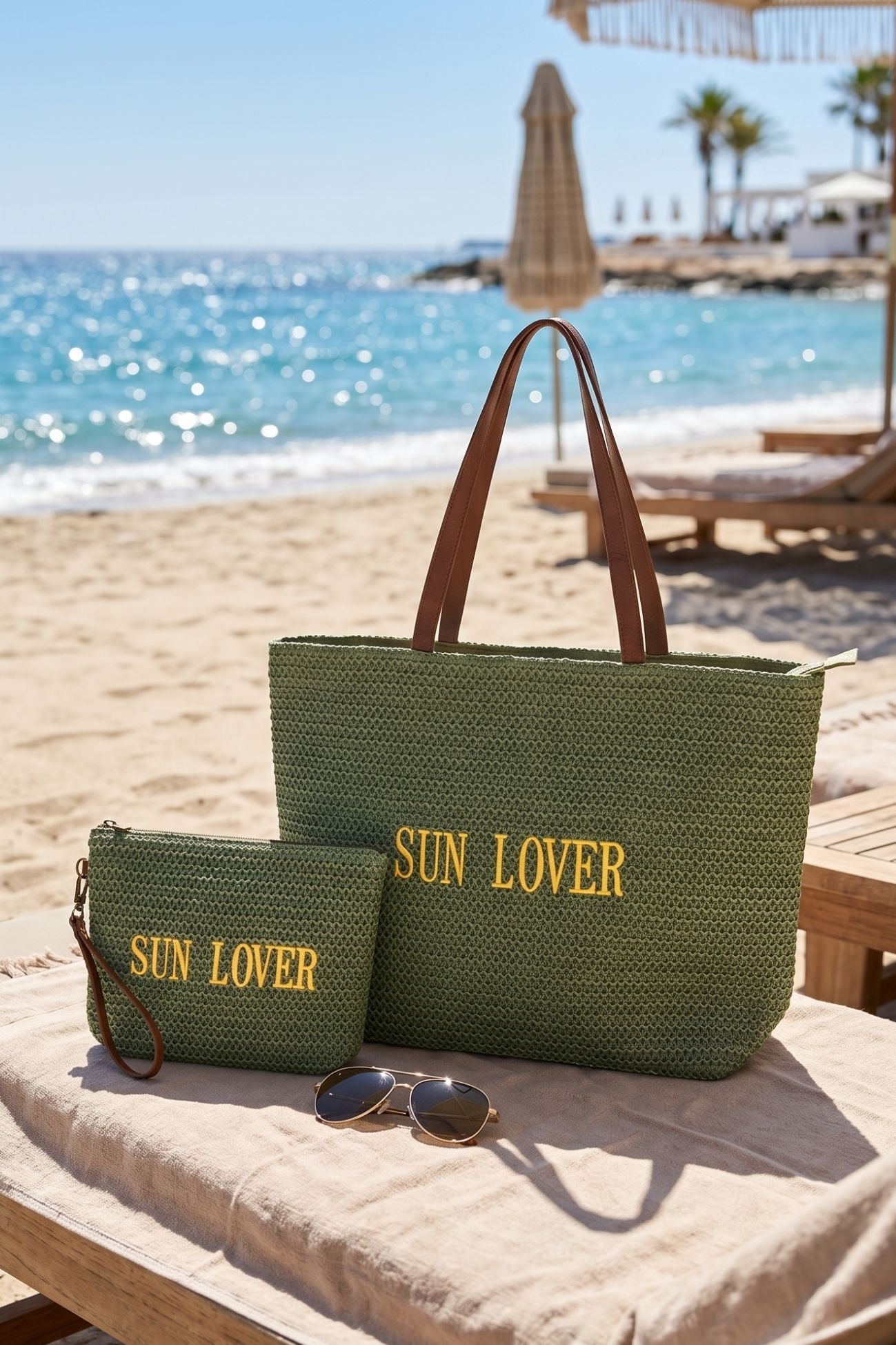 Happy Moments Set Borsa E Pochette Sun Lover