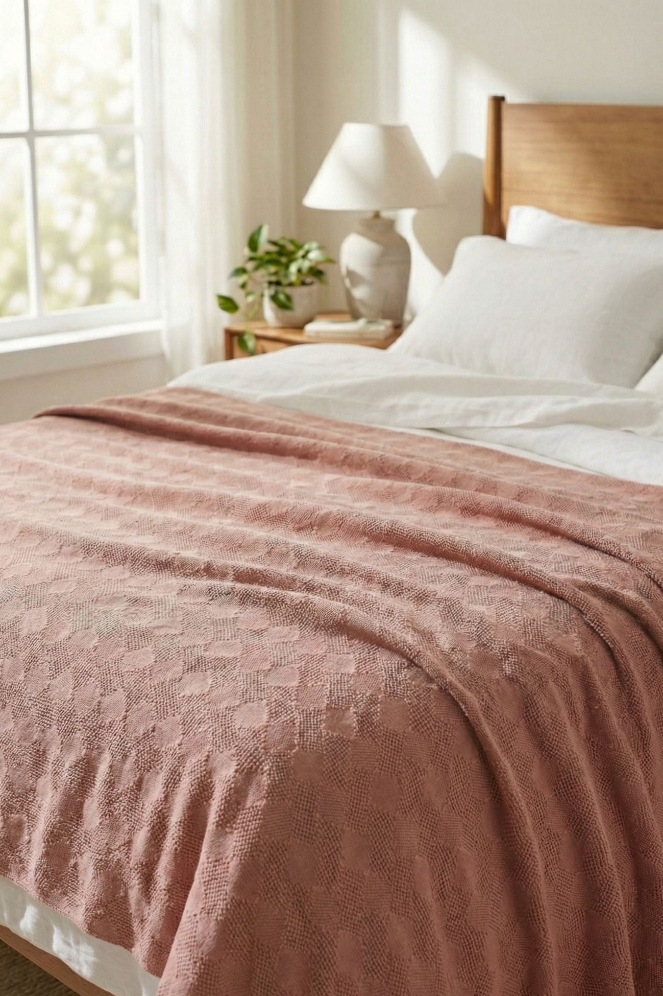 Mosaico Copriletto Rosa Antico