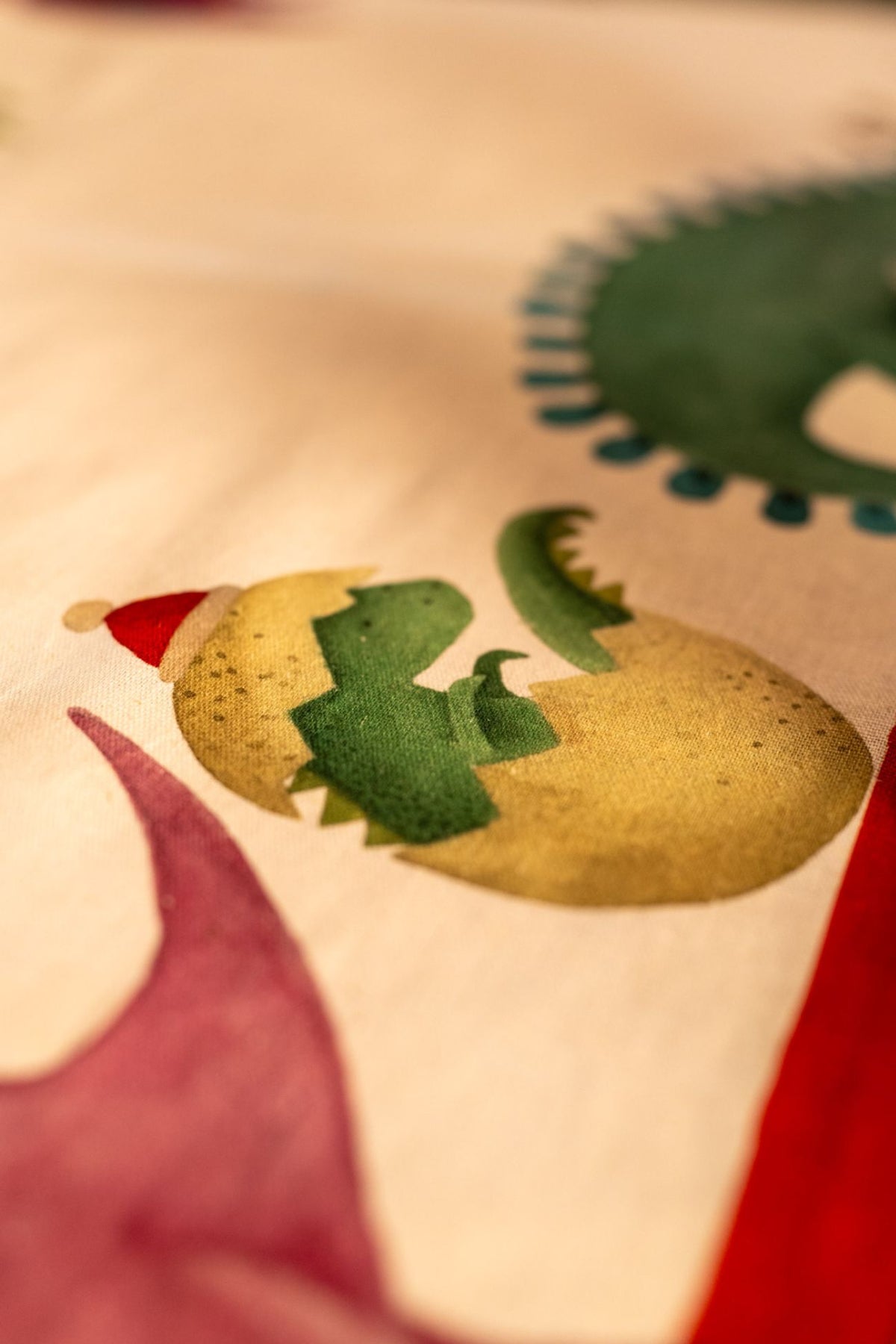 Jurassic Xmas Tablecloth