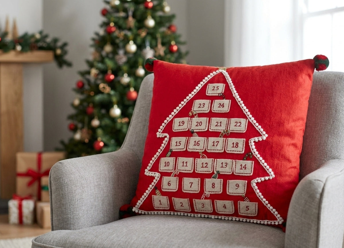 Calendario Dell'Avvento Cuscino