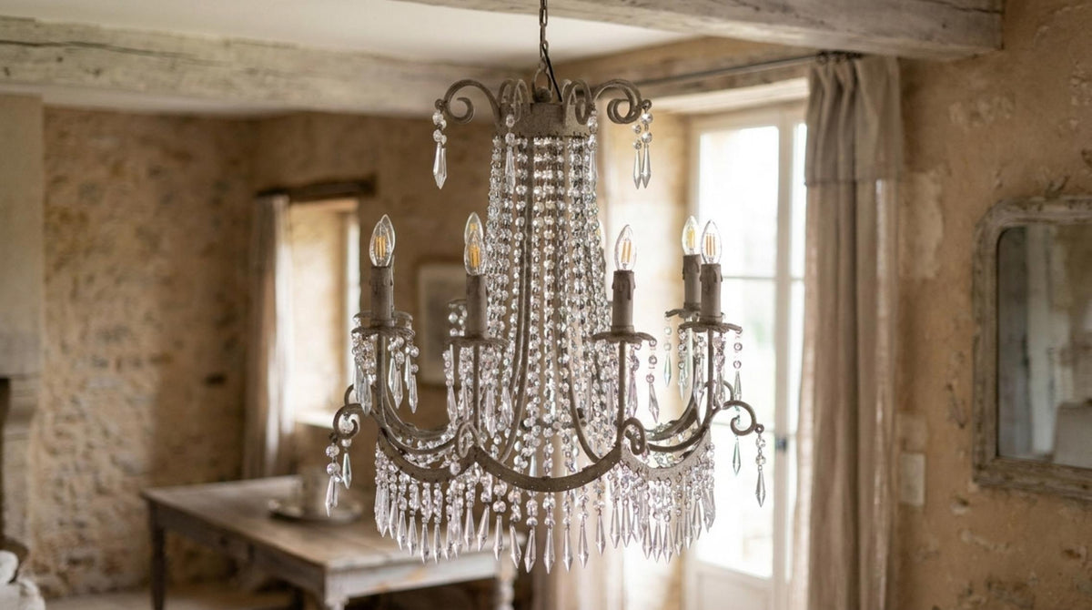 Sogni negli Occhi Lampadario 8 Luci E14 - Orizzontale