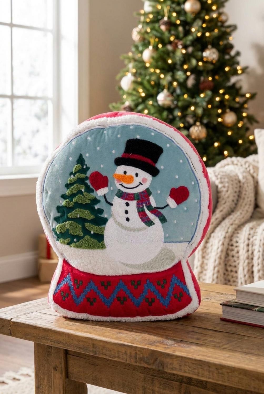 Tenerezze di Natale Cuscino Palla di Vetro