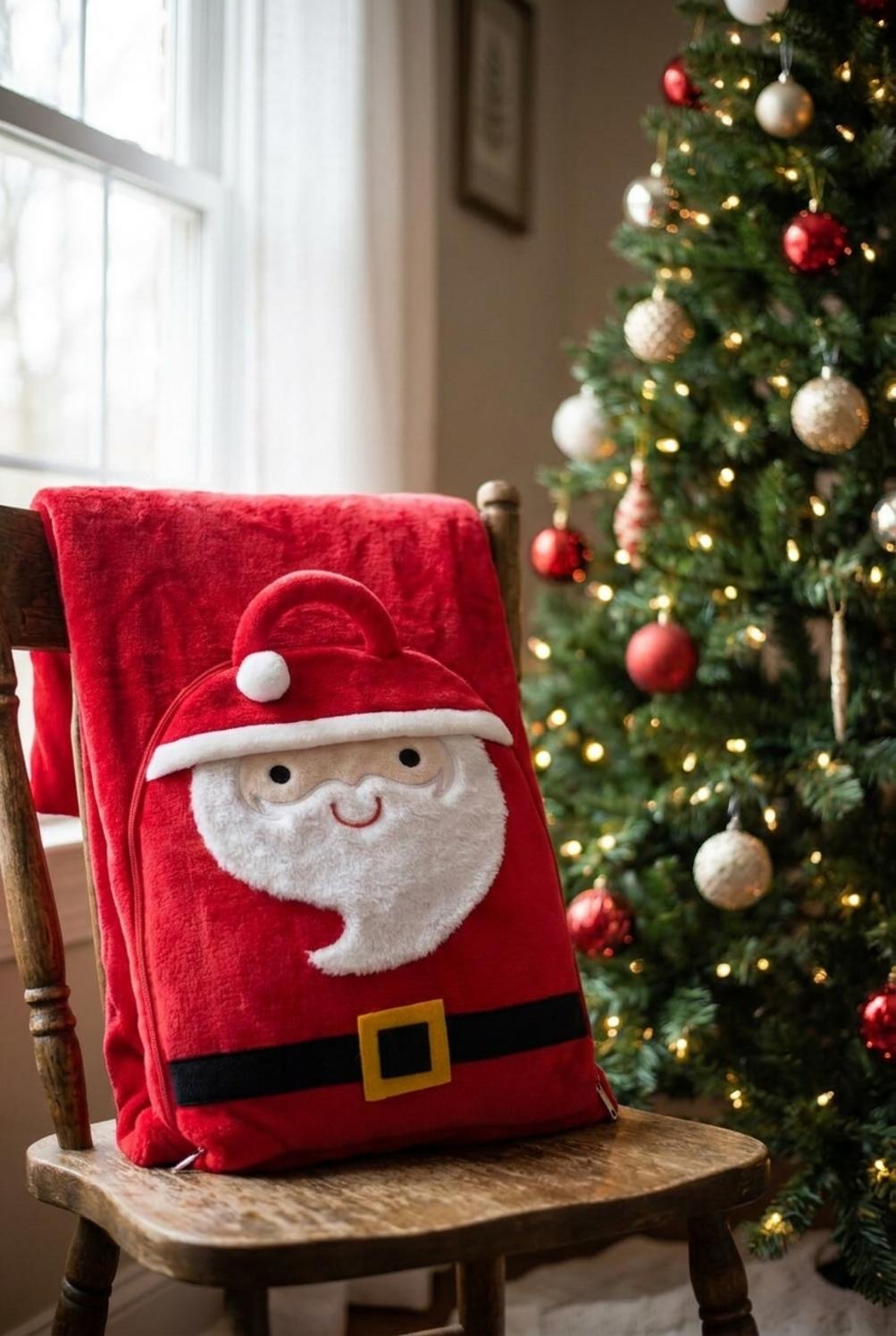 Morbidone Plaid Babbo Natale